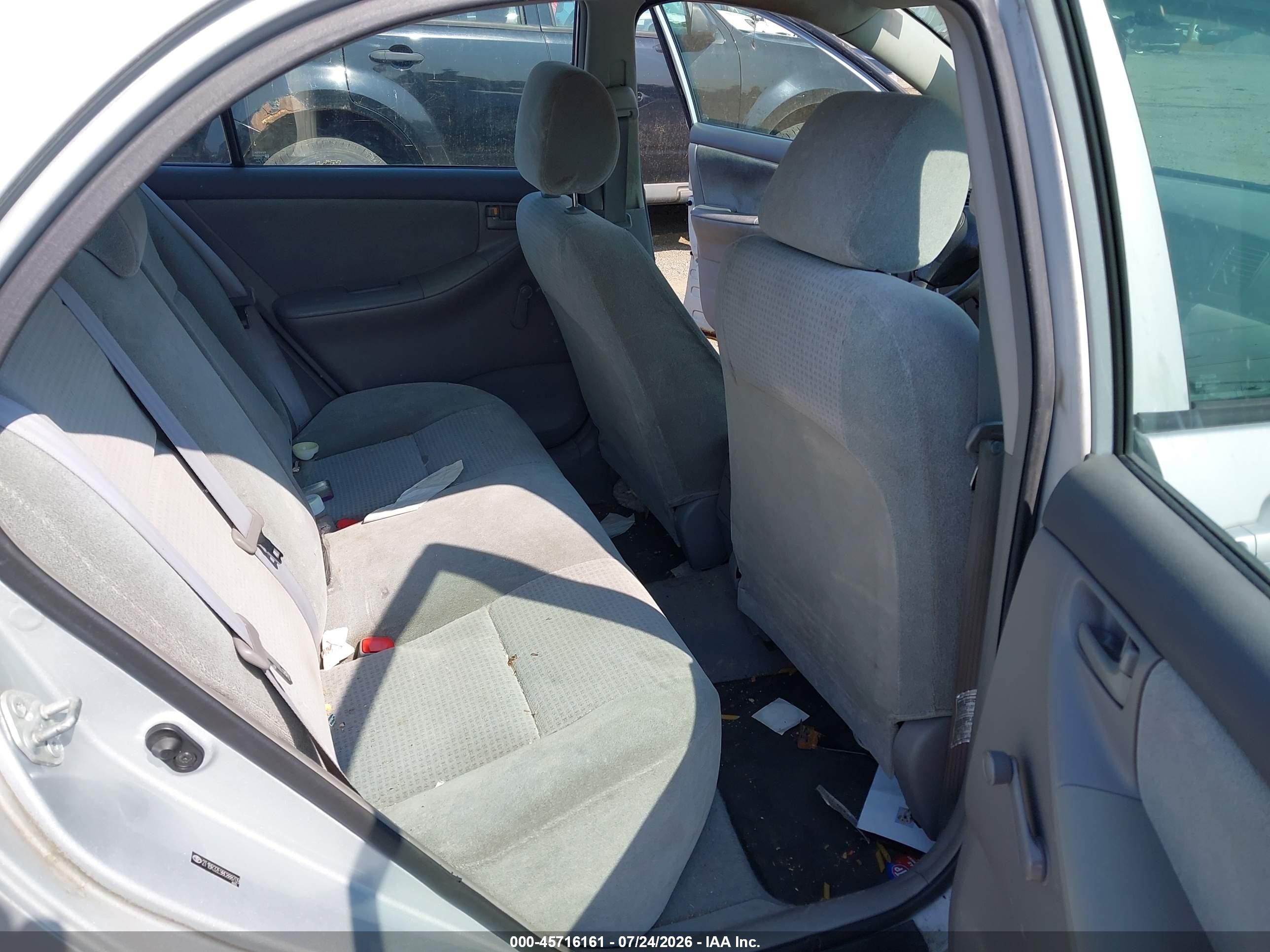 2008 Toyota Corolla Ce Silver vin: 2T1BR32E98C888709