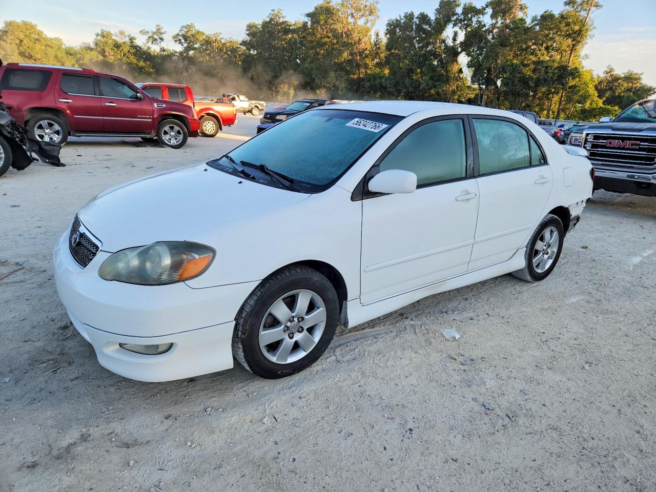 2008 Toyota Corolla S White vin: 2T1BR32E98C899158