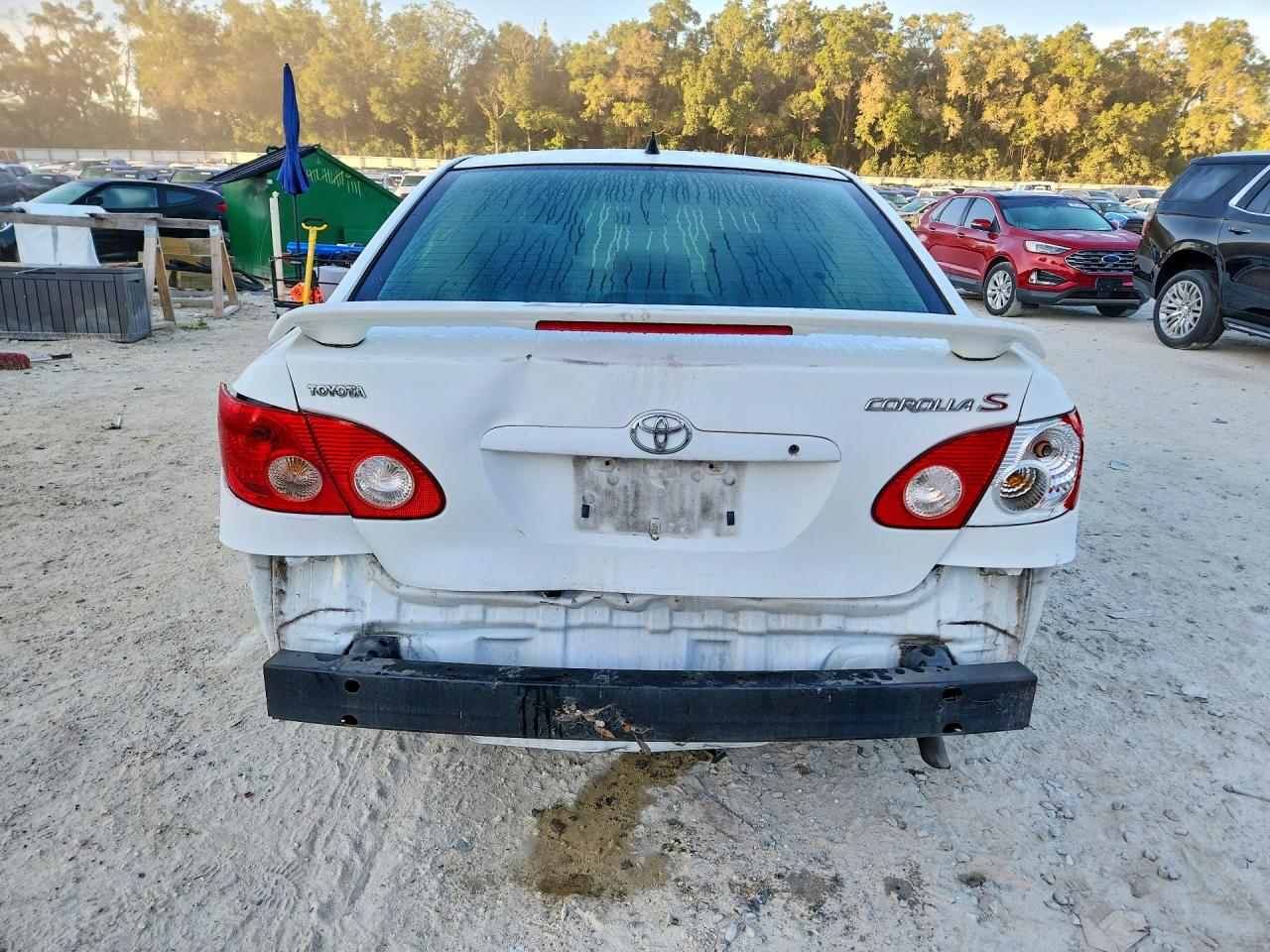 2008 Toyota Corolla S White vin: 2T1BR32E98C899158