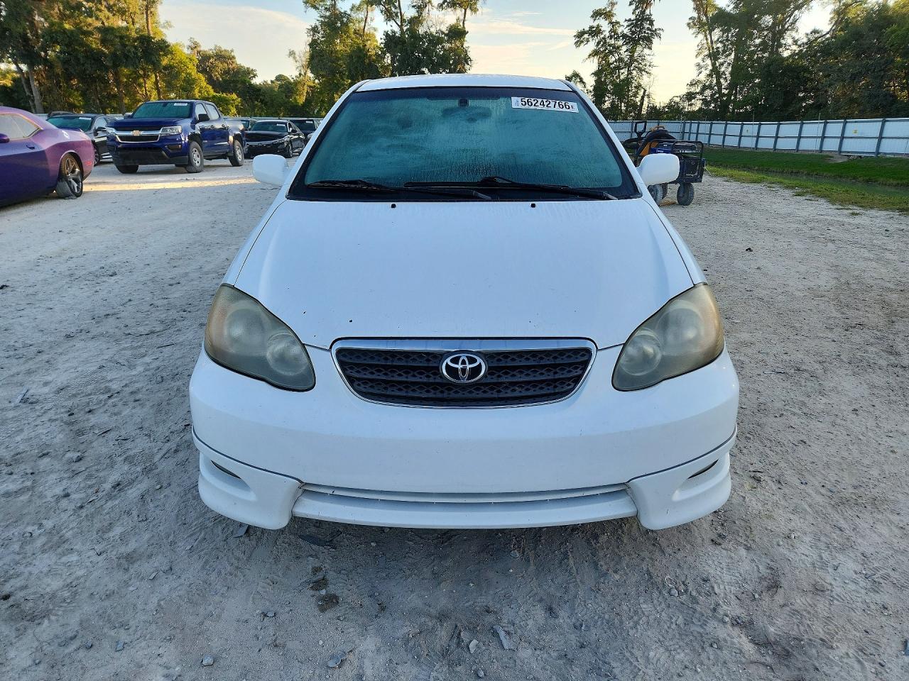 2008 Toyota Corolla S White vin: 2T1BR32E98C899158