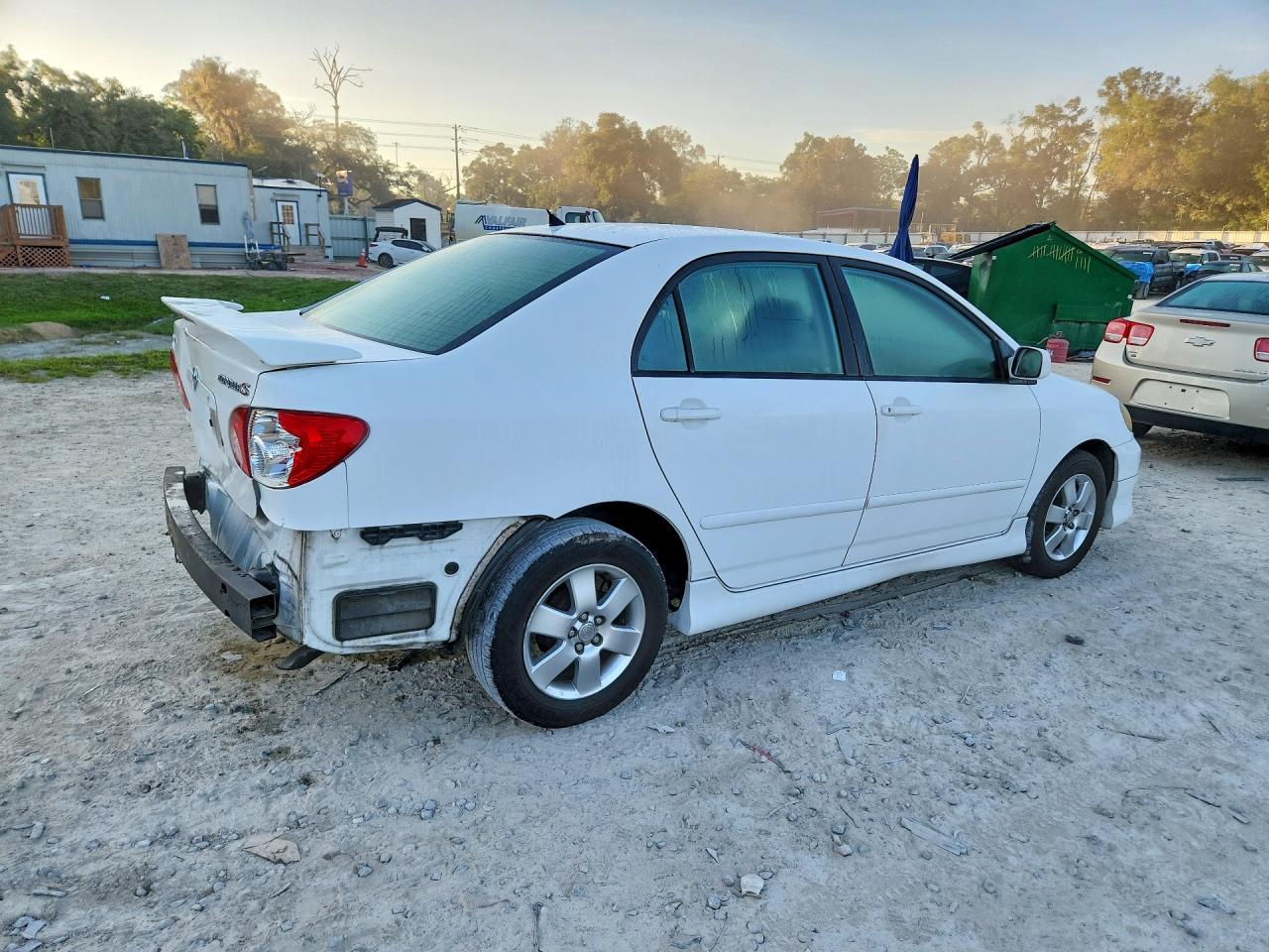 2008 Toyota Corolla S White vin: 2T1BR32E98C899158