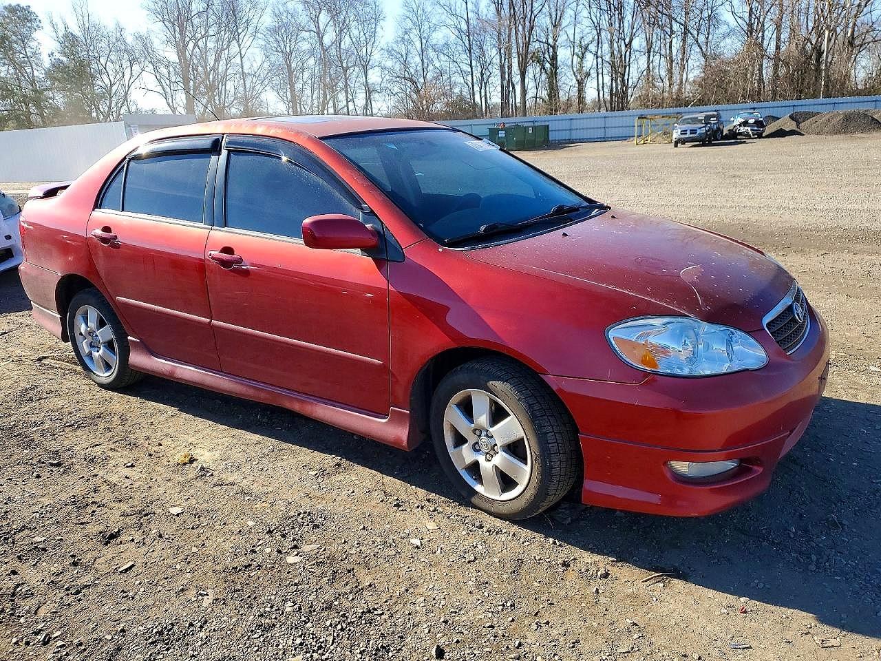 2008 Toyota Corolla S Red vin: 2T1BR32E98C918517