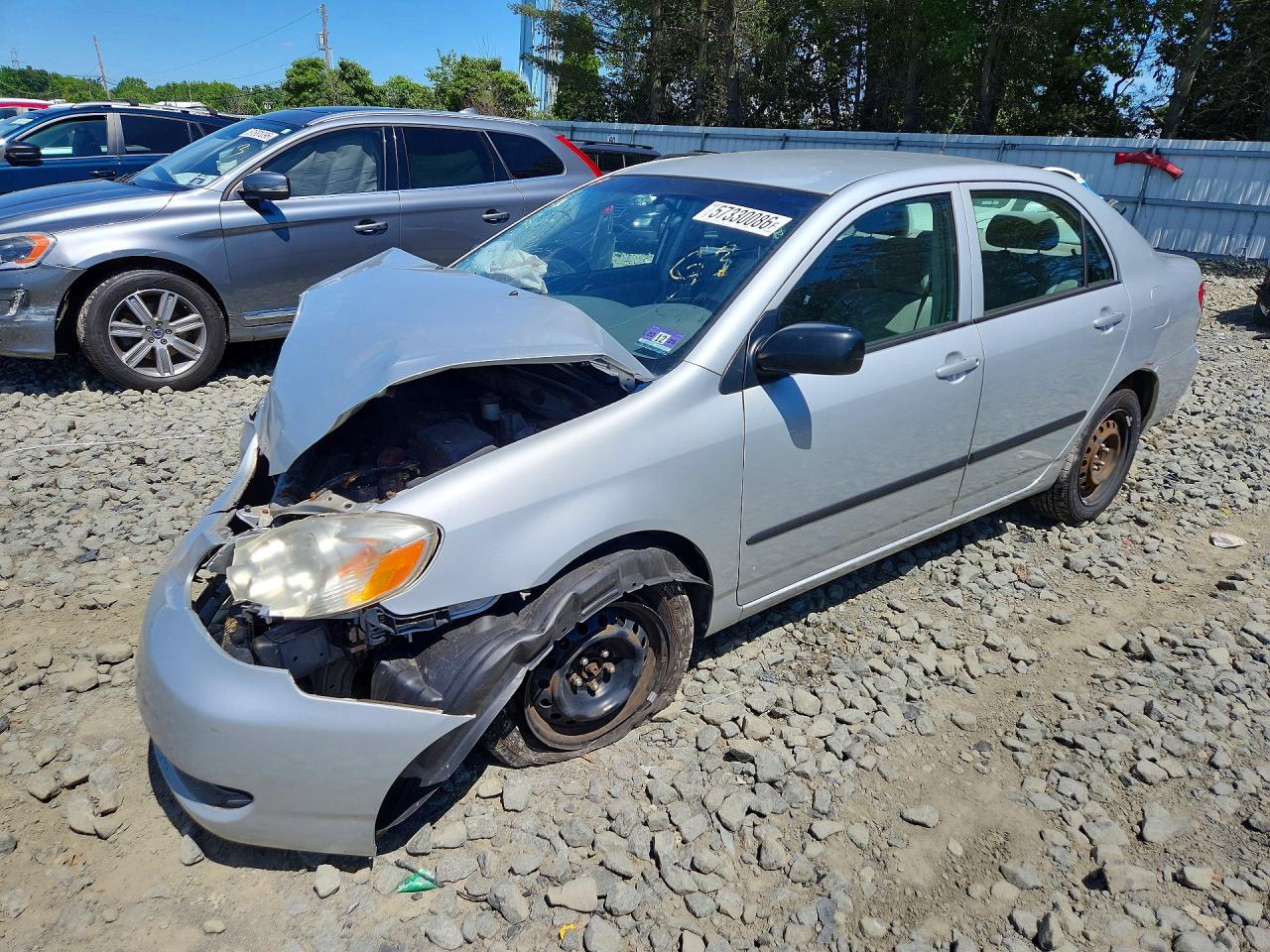 2008 Toyota Corolla Ce Silver vin: 2T1BR32E98C932319