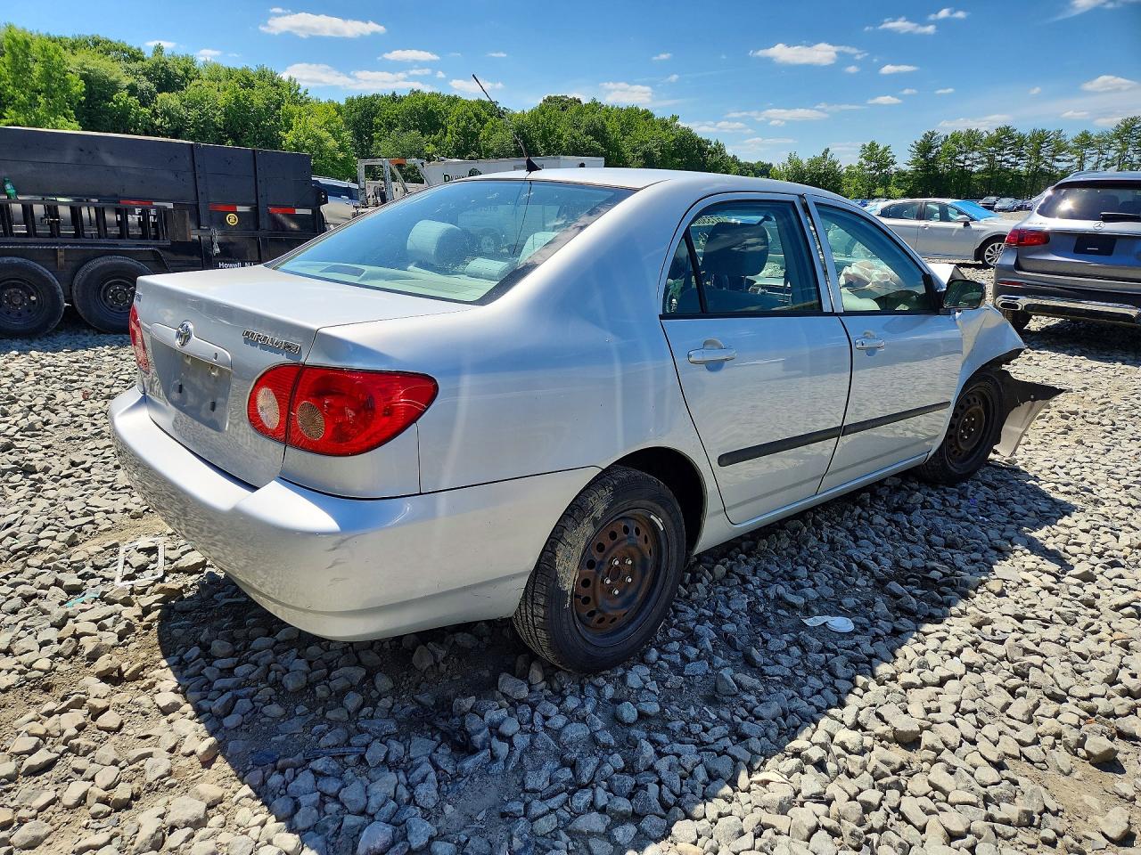 2008 Toyota Corolla Ce Silver vin: 2T1BR32E98C932319
