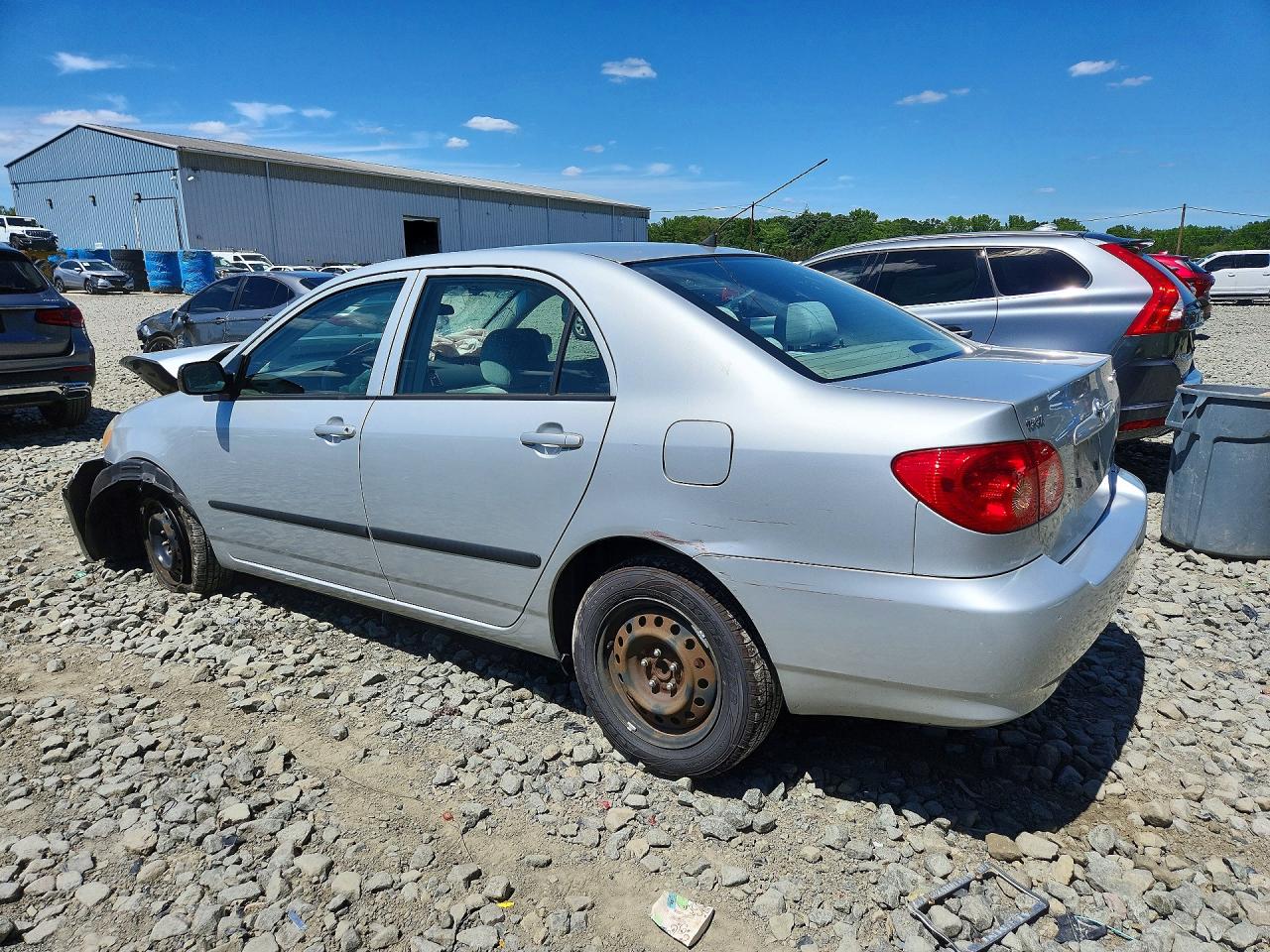 2008 Toyota Corolla Ce Silver vin: 2T1BR32E98C932319