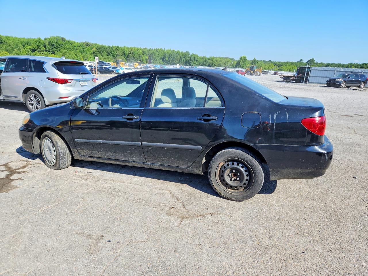 2003 Toyota Corolla Ce Black vin: 2T1BR32EX3C013888