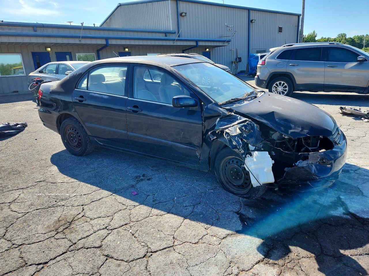 2003 Toyota Corolla Ce Black vin: 2T1BR32EX3C013888