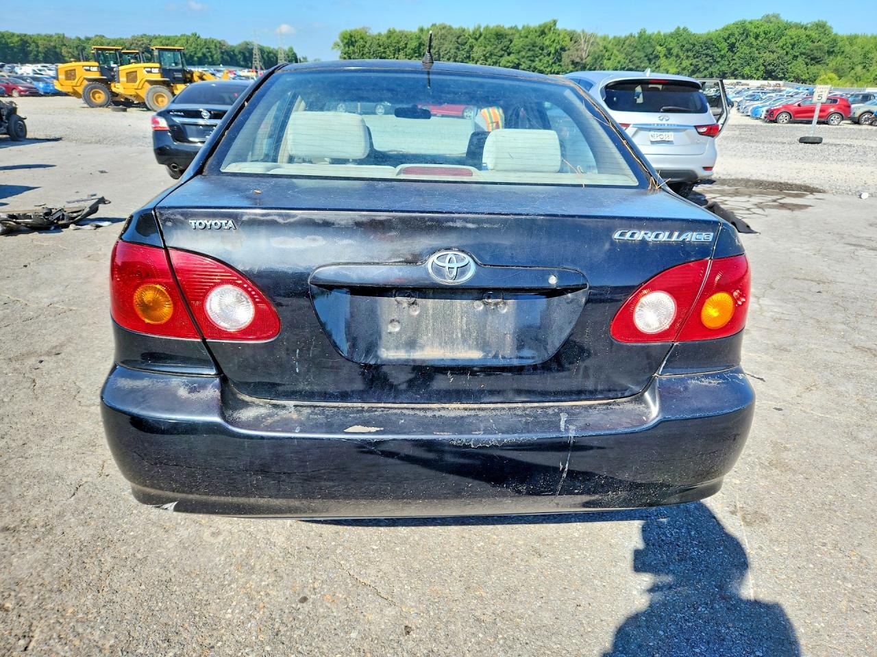 2003 Toyota Corolla Ce Black vin: 2T1BR32EX3C013888