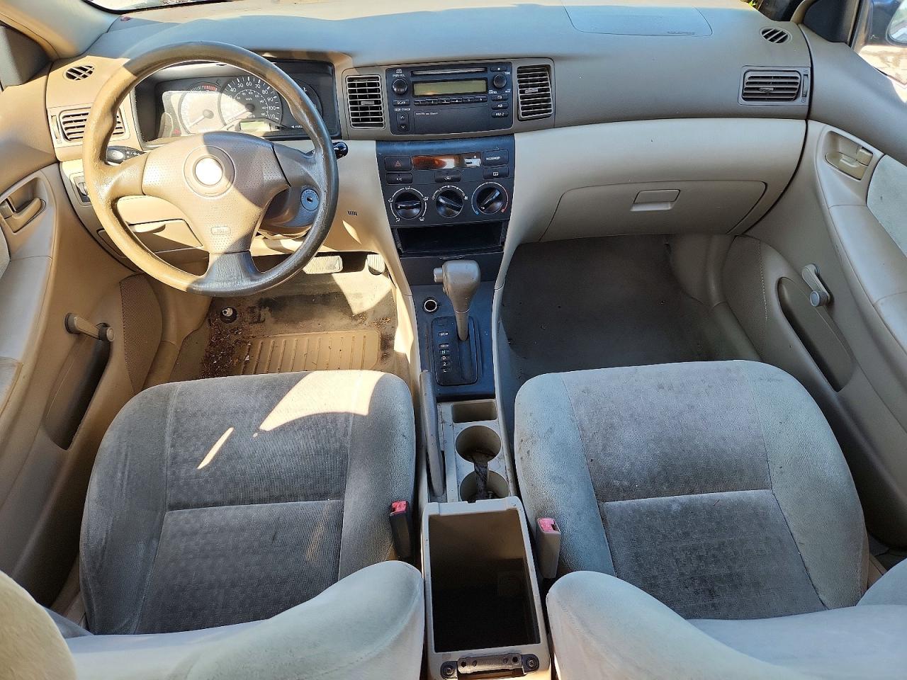2003 Toyota Corolla Ce Black vin: 2T1BR32EX3C013888