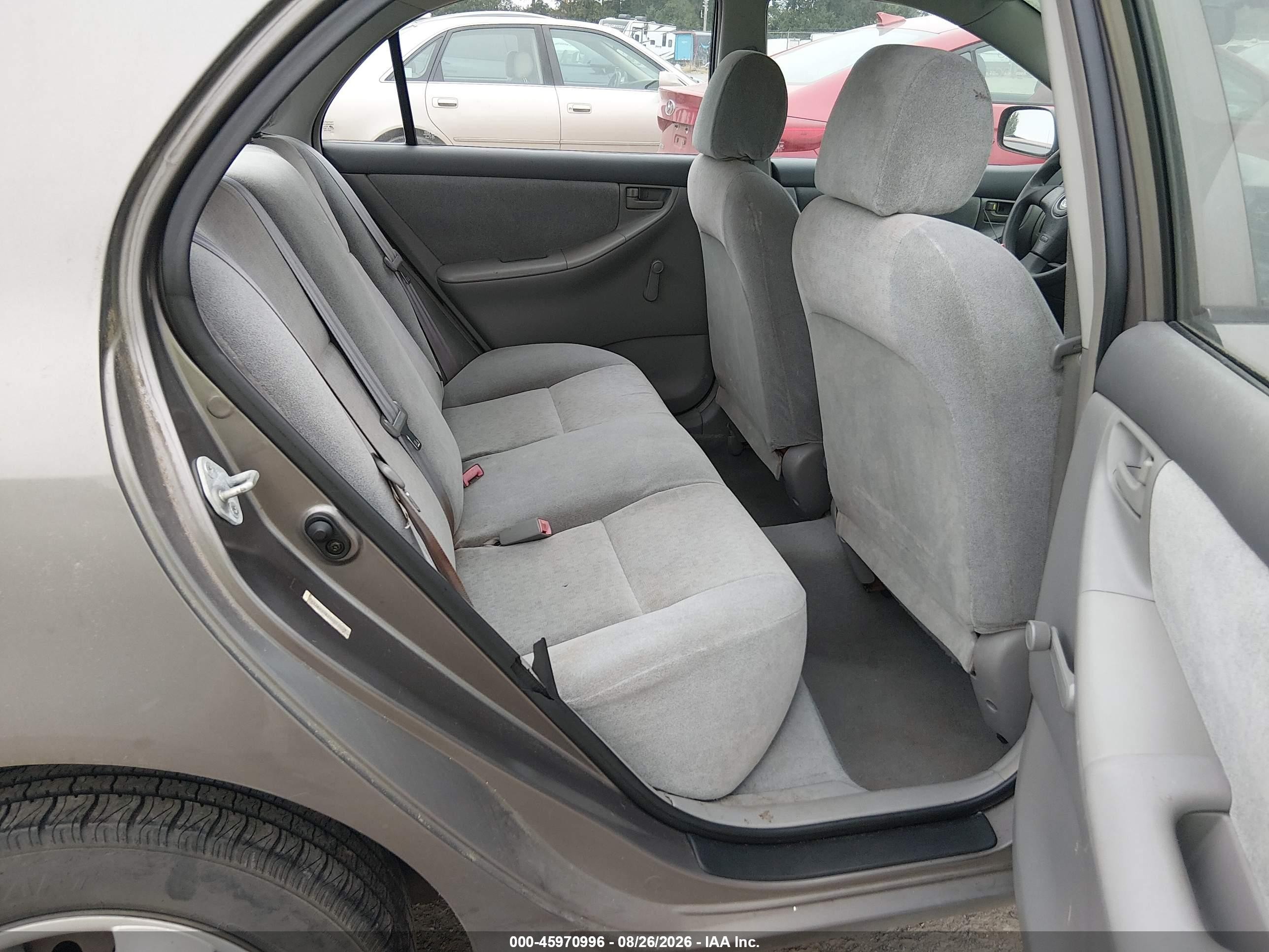 2003 Toyota Corolla Ce Gray vin: 2T1BR32EX3C024079