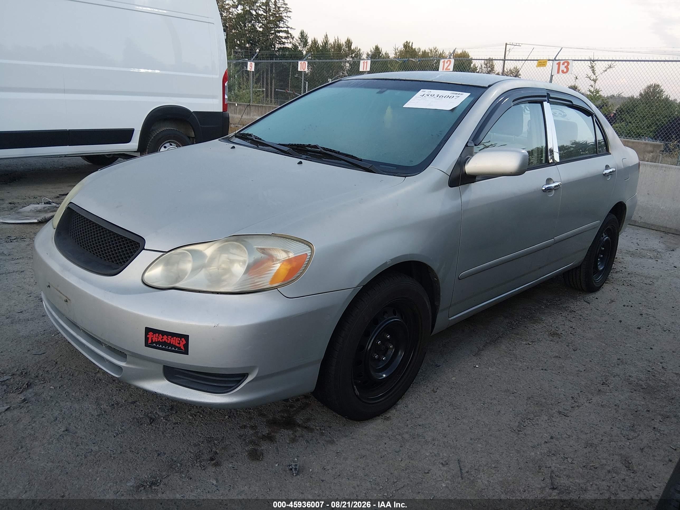 2003 Toyota Corolla Le Gray vin: 2T1BR32EX3C069832