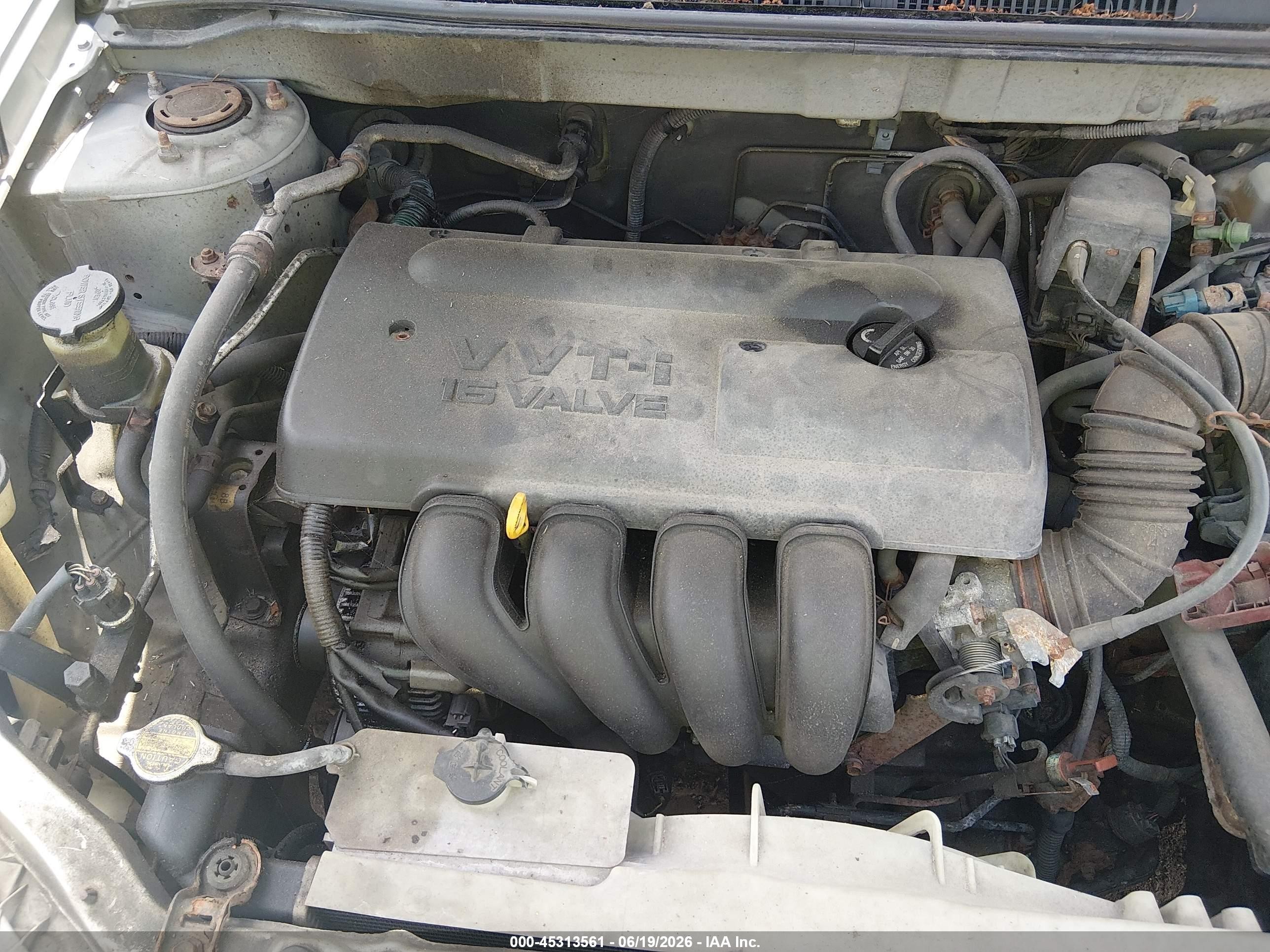 2003 Toyota Corolla Le Silver vin: 2T1BR32EX3C109178