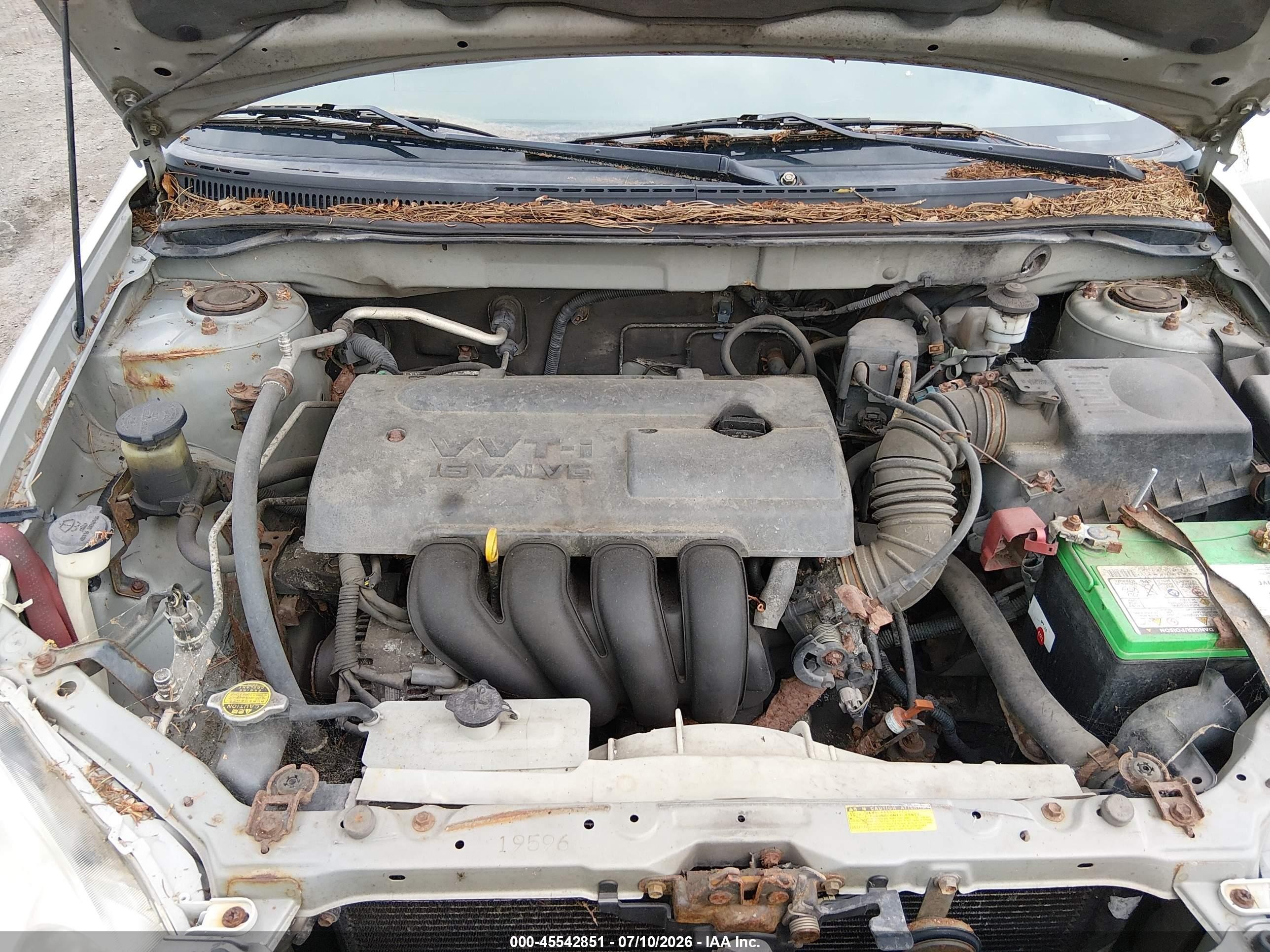 2003 Toyota Corolla Le Серебряный vin: 2T1BR32EX3C165542
