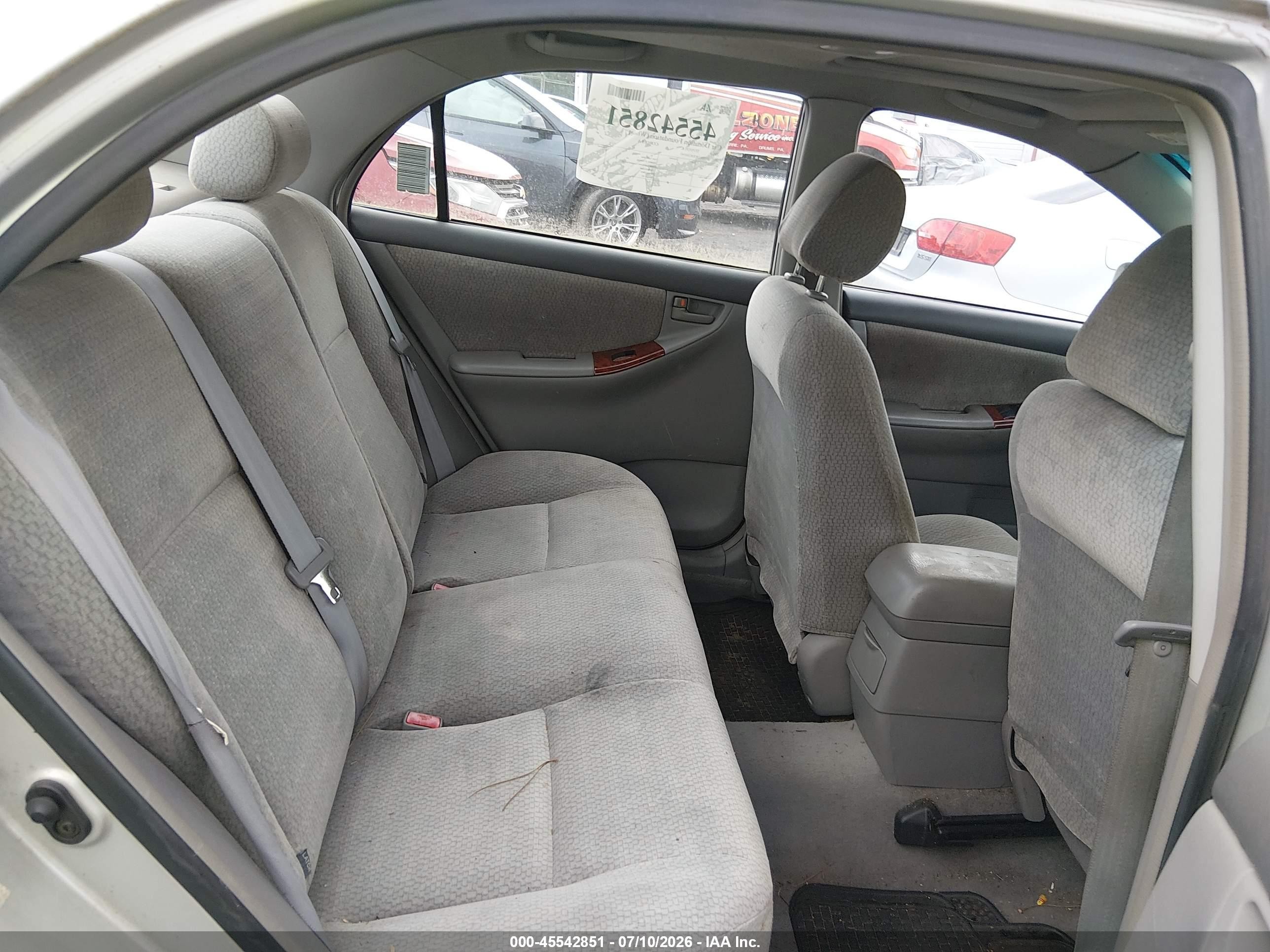 2003 Toyota Corolla Le Серебряный vin: 2T1BR32EX3C165542