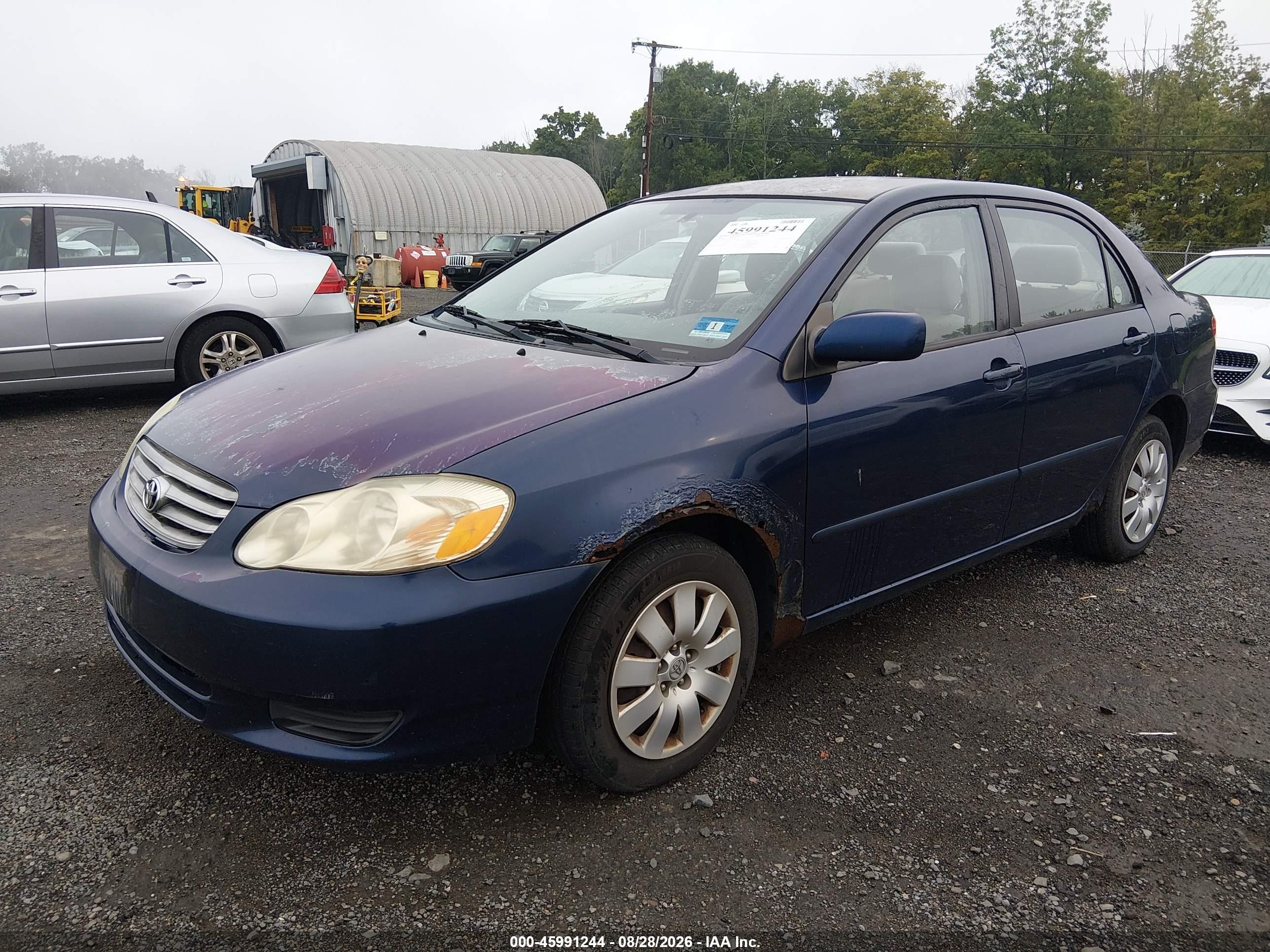 2004 Toyota Corolla Le Синий vin: 2T1BR32EX4C270051
