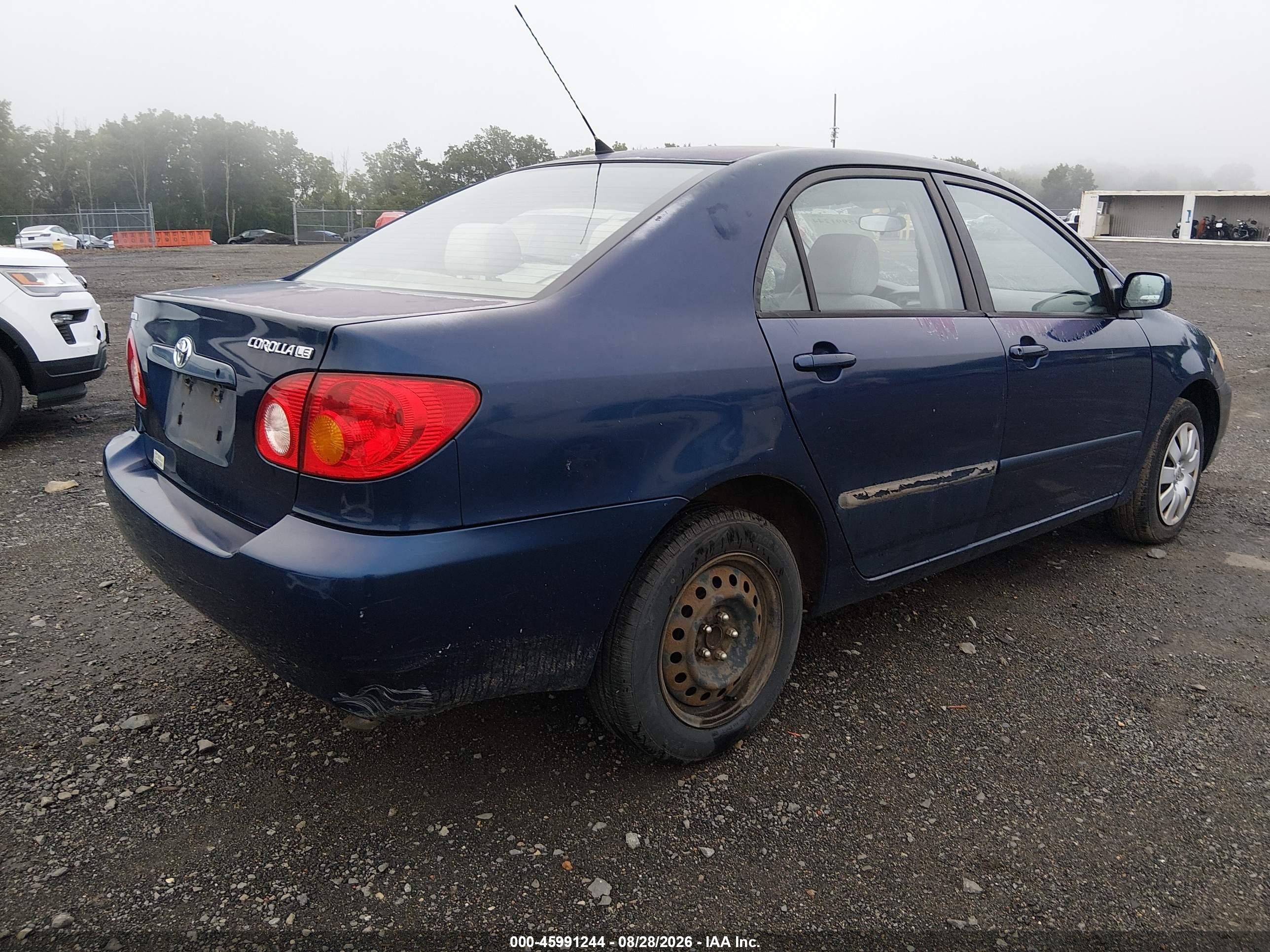 2004 Toyota Corolla Le Синий vin: 2T1BR32EX4C270051