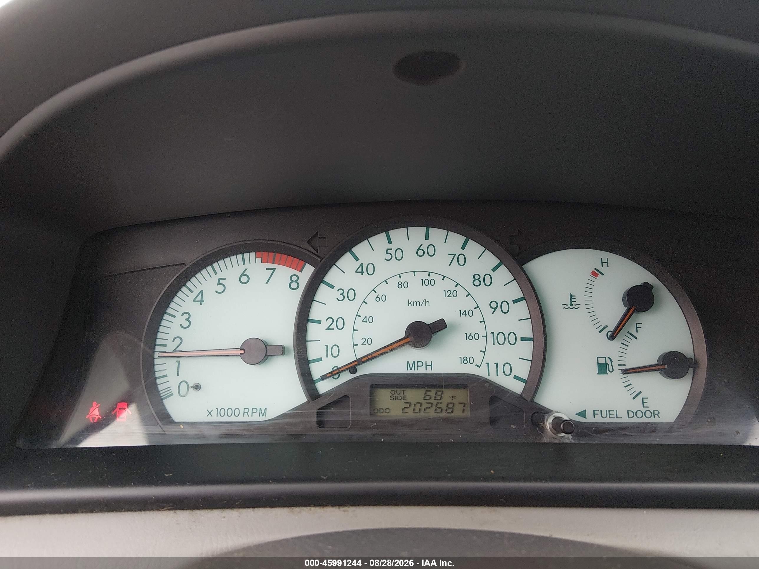 2004 Toyota Corolla Le Синий vin: 2T1BR32EX4C270051