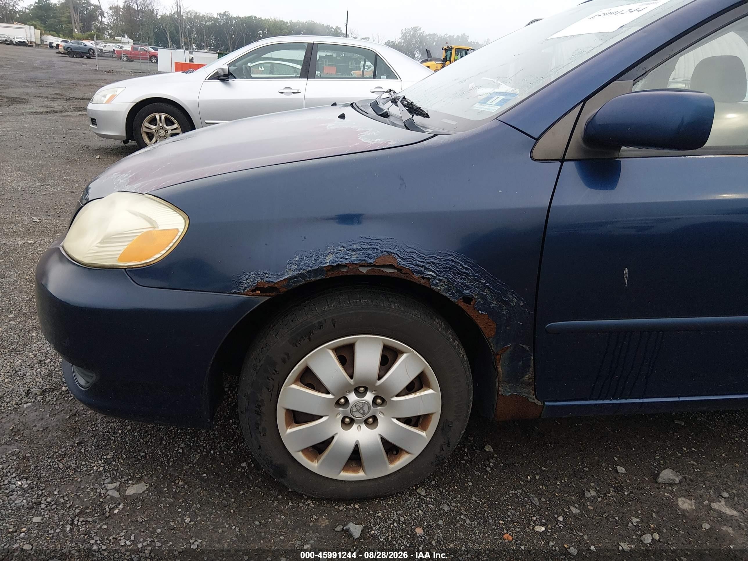 2004 Toyota Corolla Le Синий vin: 2T1BR32EX4C270051