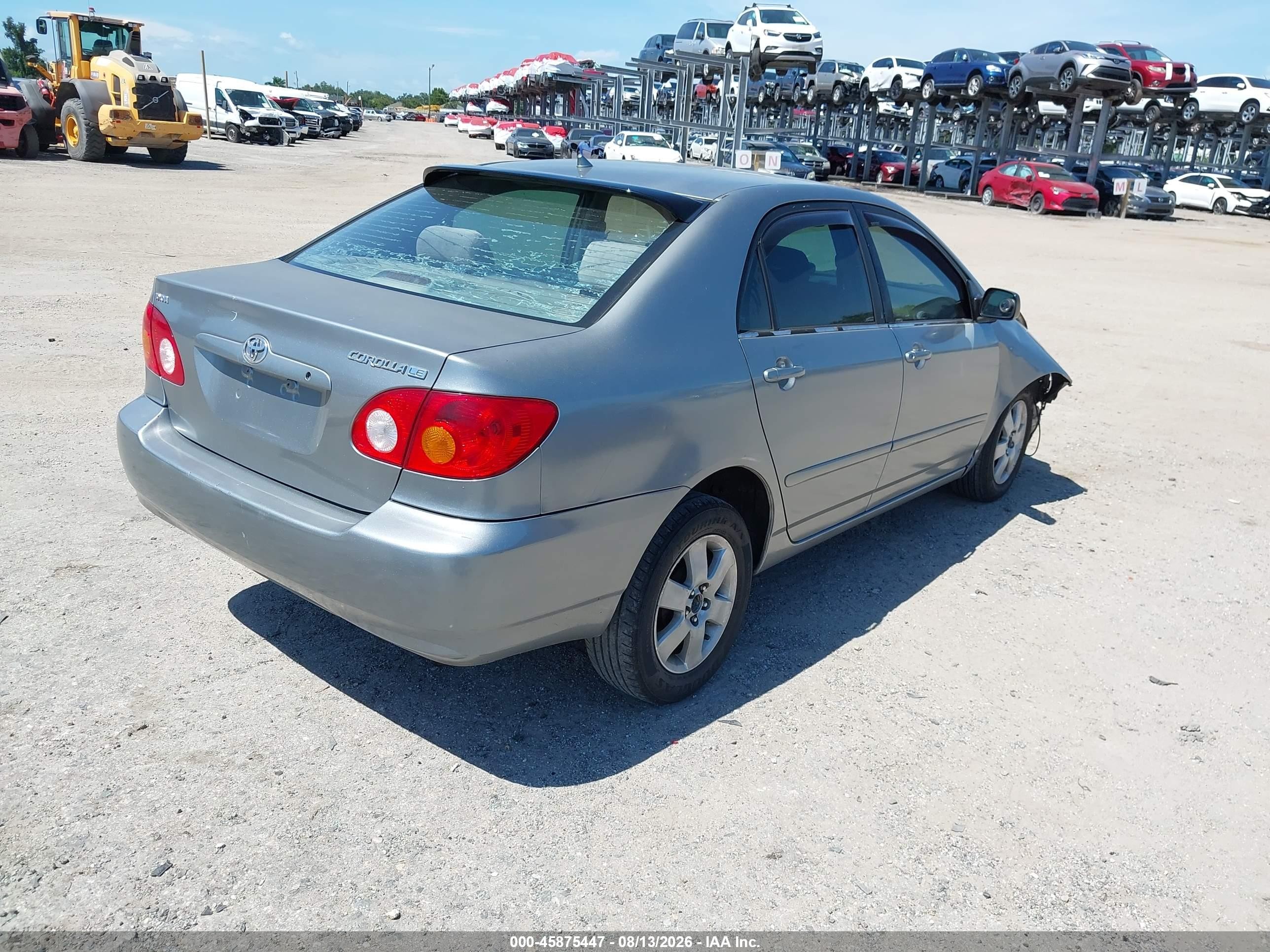 2004 Toyota Corolla Le Silver vin: 2T1BR32EX4C298741
