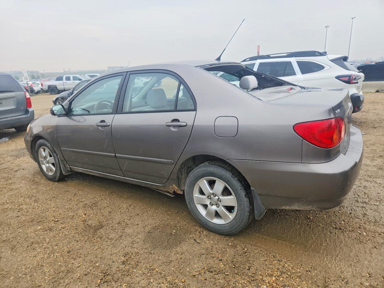 2004 Toyota Corolla Ce Gray vin: 2T1BR32EX4C814743