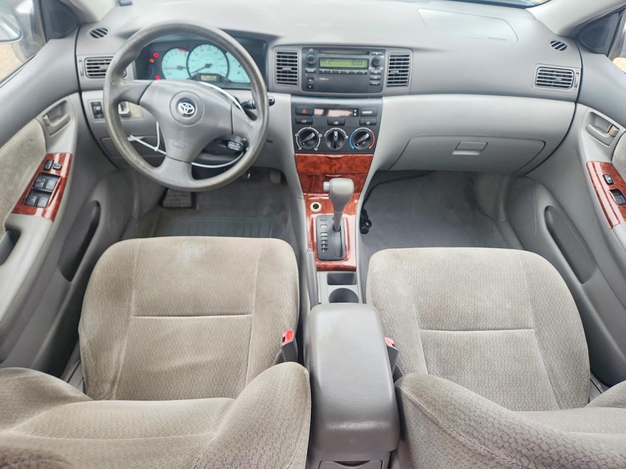 2004 Toyota Corolla Ce Gray vin: 2T1BR32EX4C814743