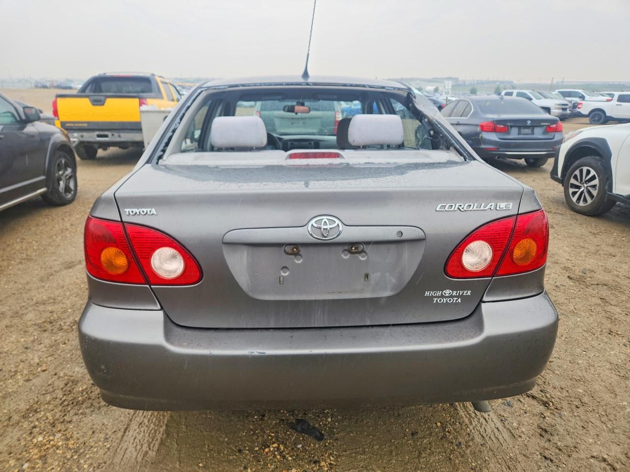 2004 Toyota Corolla Ce Gray vin: 2T1BR32EX4C814743
