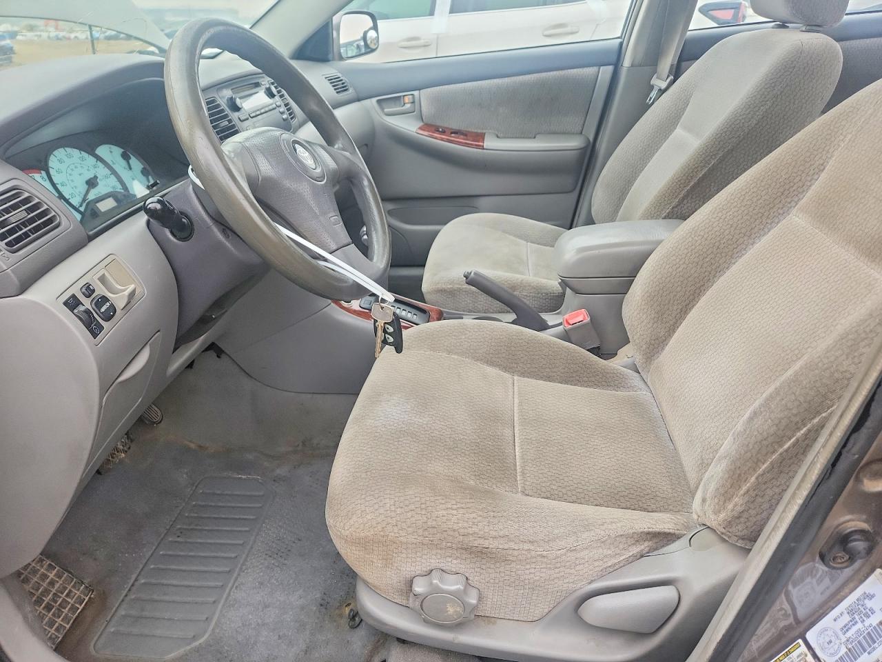 2004 Toyota Corolla Ce Gray vin: 2T1BR32EX4C814743