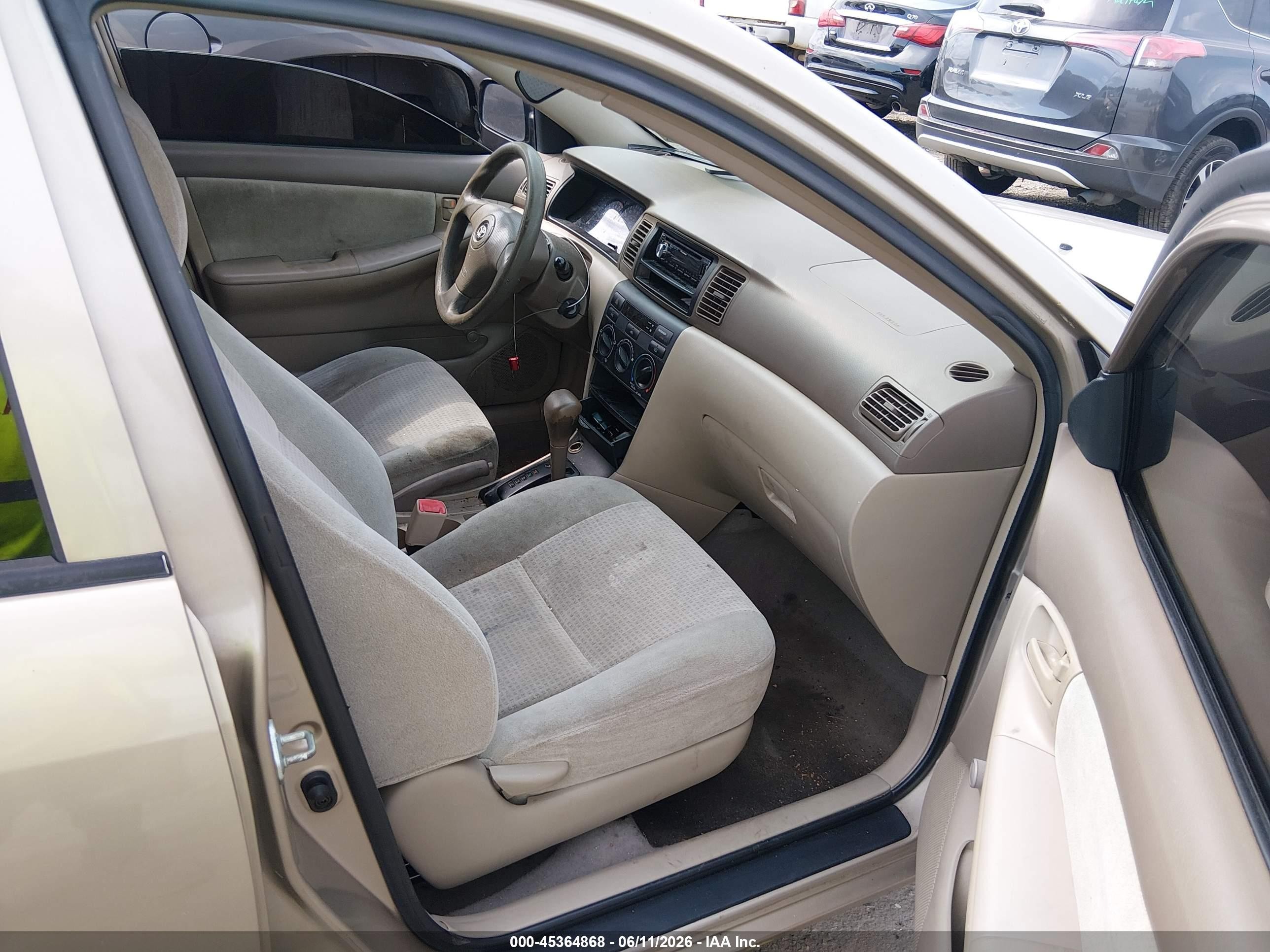 2005 Toyota Corolla Ce Gold vin: 2T1BR32EX5C425456