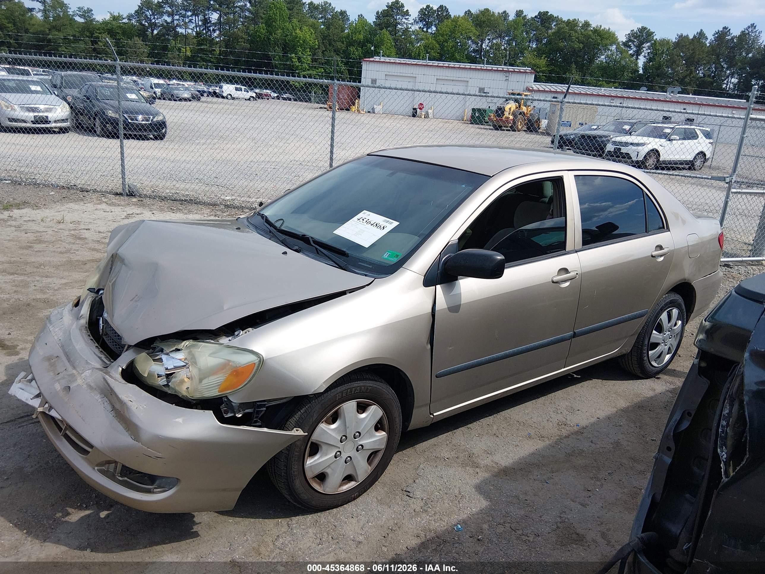 2005 Toyota Corolla Ce Gold vin: 2T1BR32EX5C425456