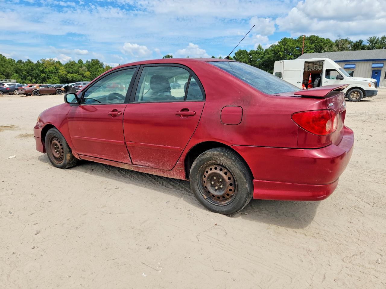 2005 Toyota Corolla S Red vin: 2T1BR32EX5C451426