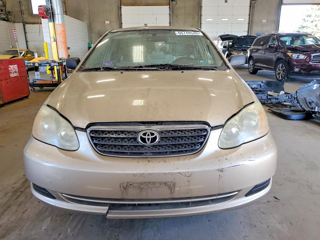 2005 Toyota Corolla Ce Tan vin: 2T1BR32EX5C480585