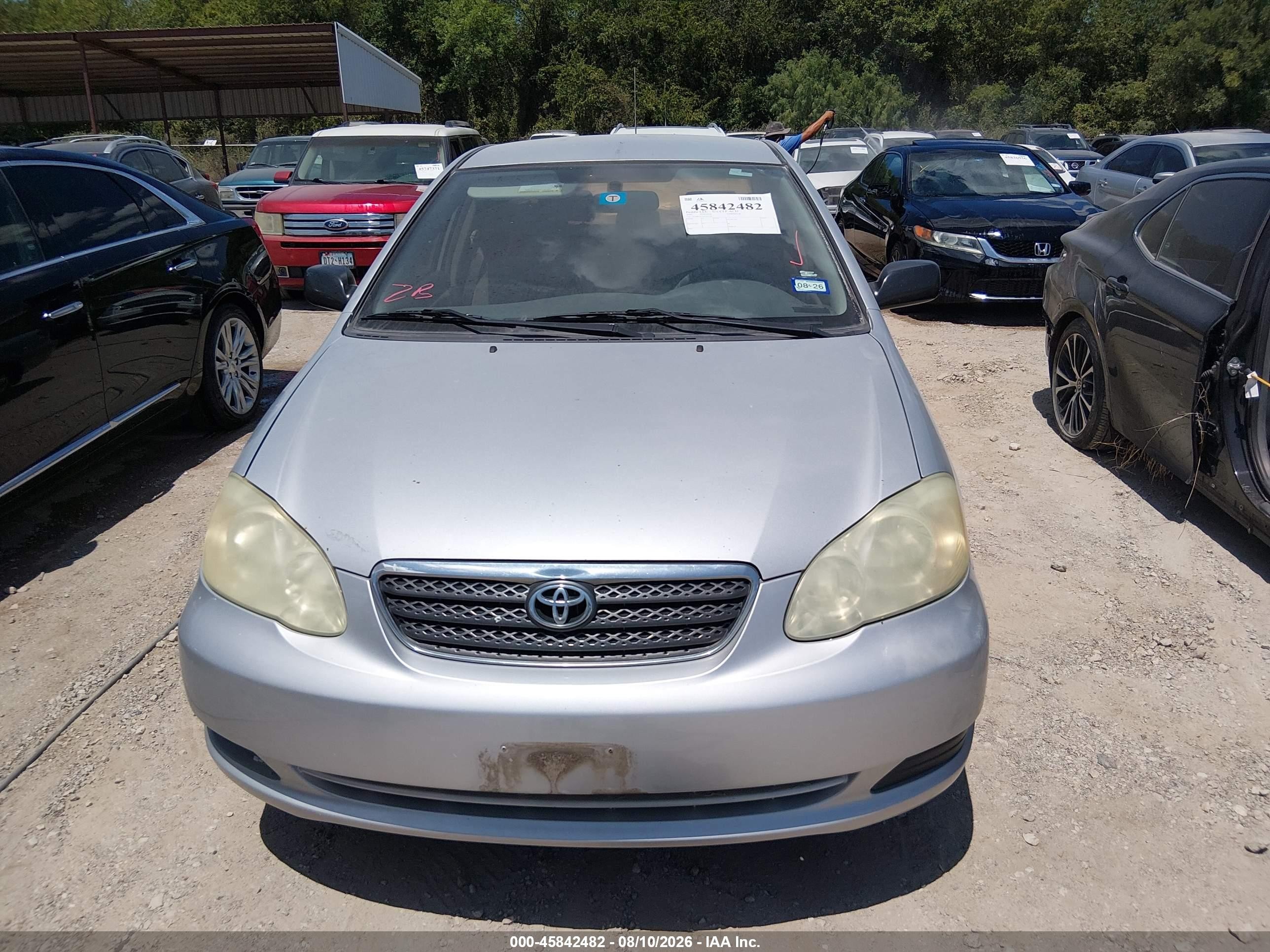 2005 Toyota Corolla Ce/le/s Silver vin: 2T1BR32EX5C857139