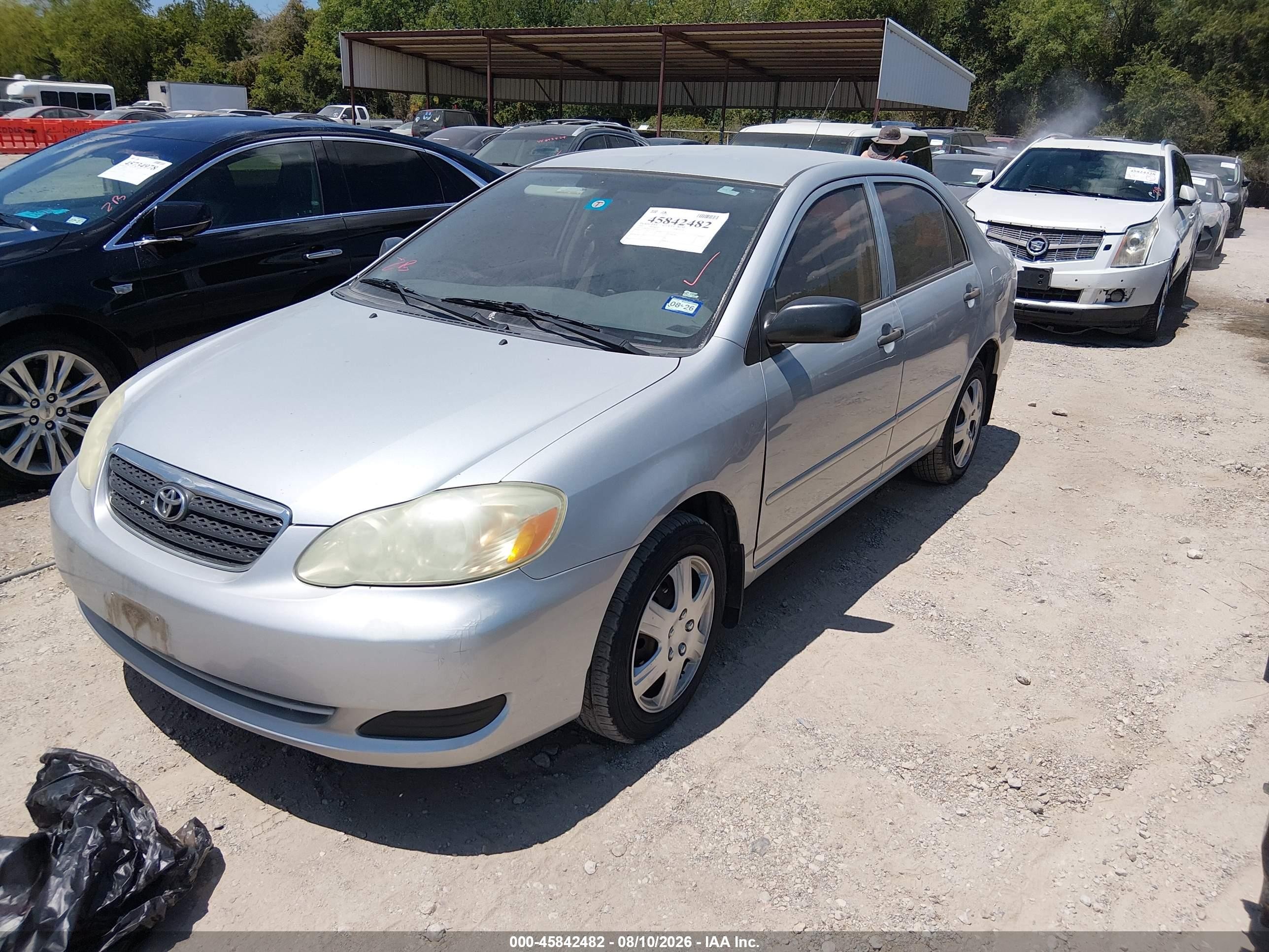 2005 Toyota Corolla Ce/le/s Silver vin: 2T1BR32EX5C857139