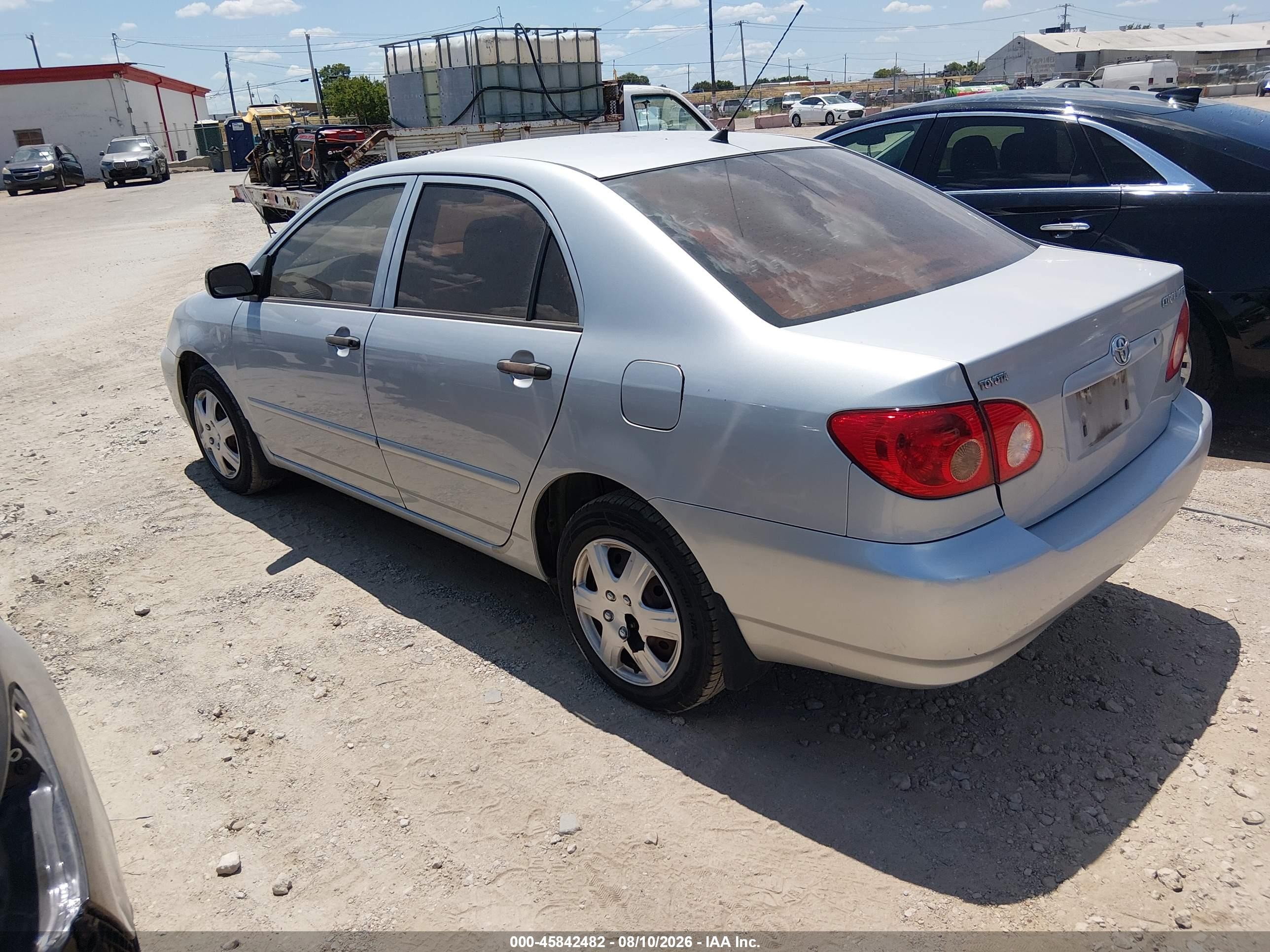 2005 Toyota Corolla Ce/le/s Silver vin: 2T1BR32EX5C857139
