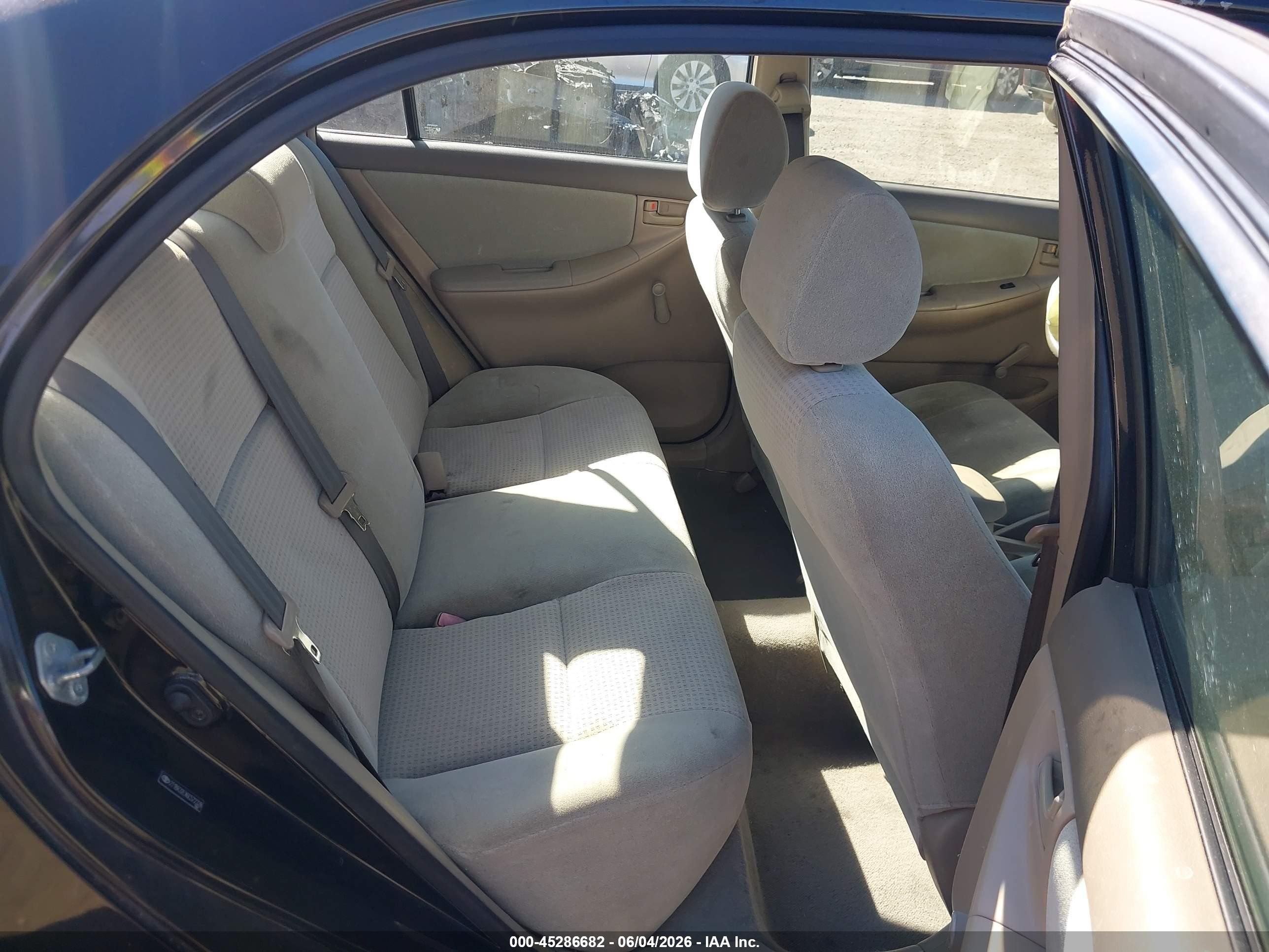 2006 Toyota Corolla Ce Black vin: 2T1BR32EX6C572328