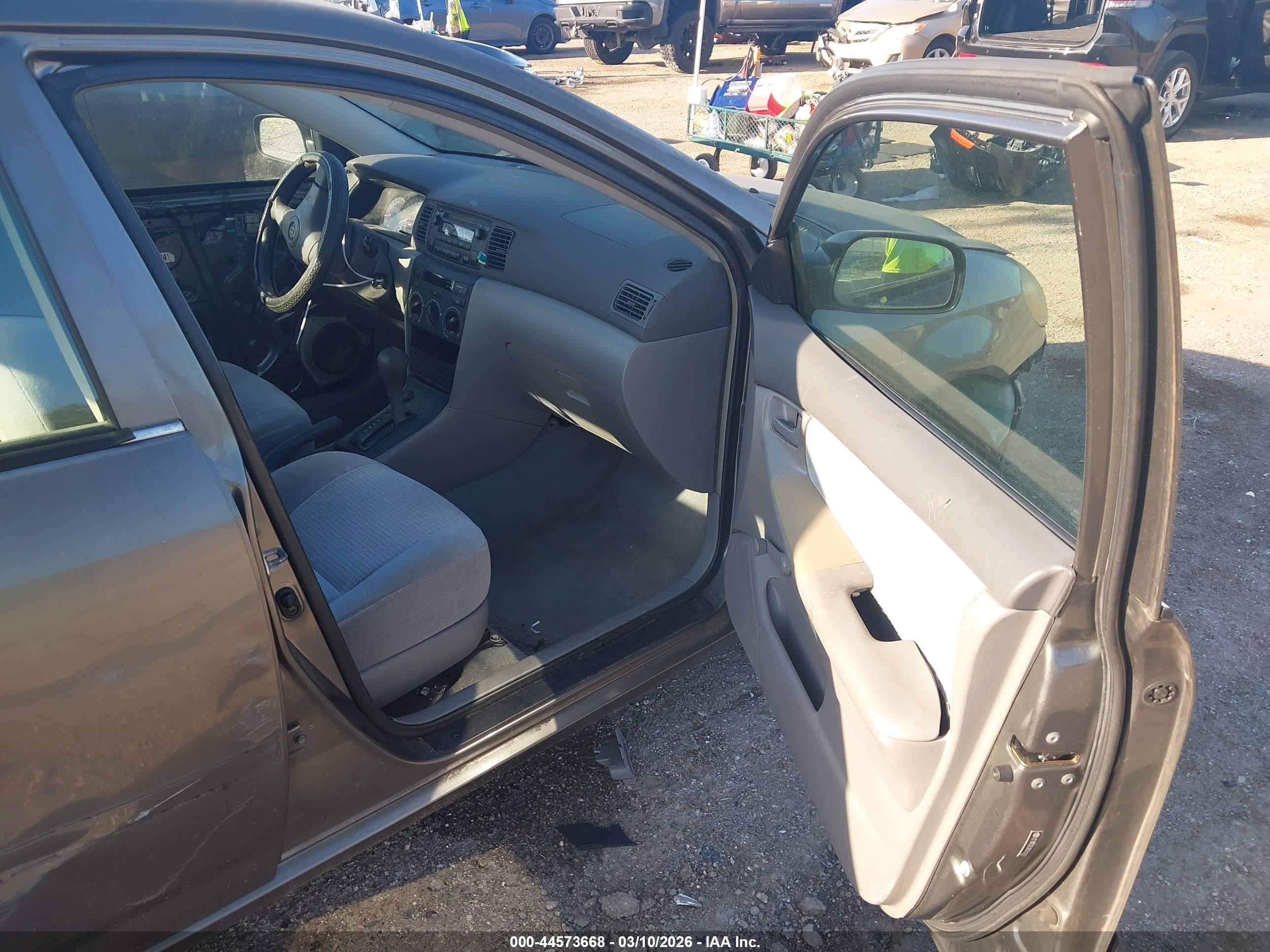 2006 Toyota Corolla Ce Gray vin: 2T1BR32EX6C610267