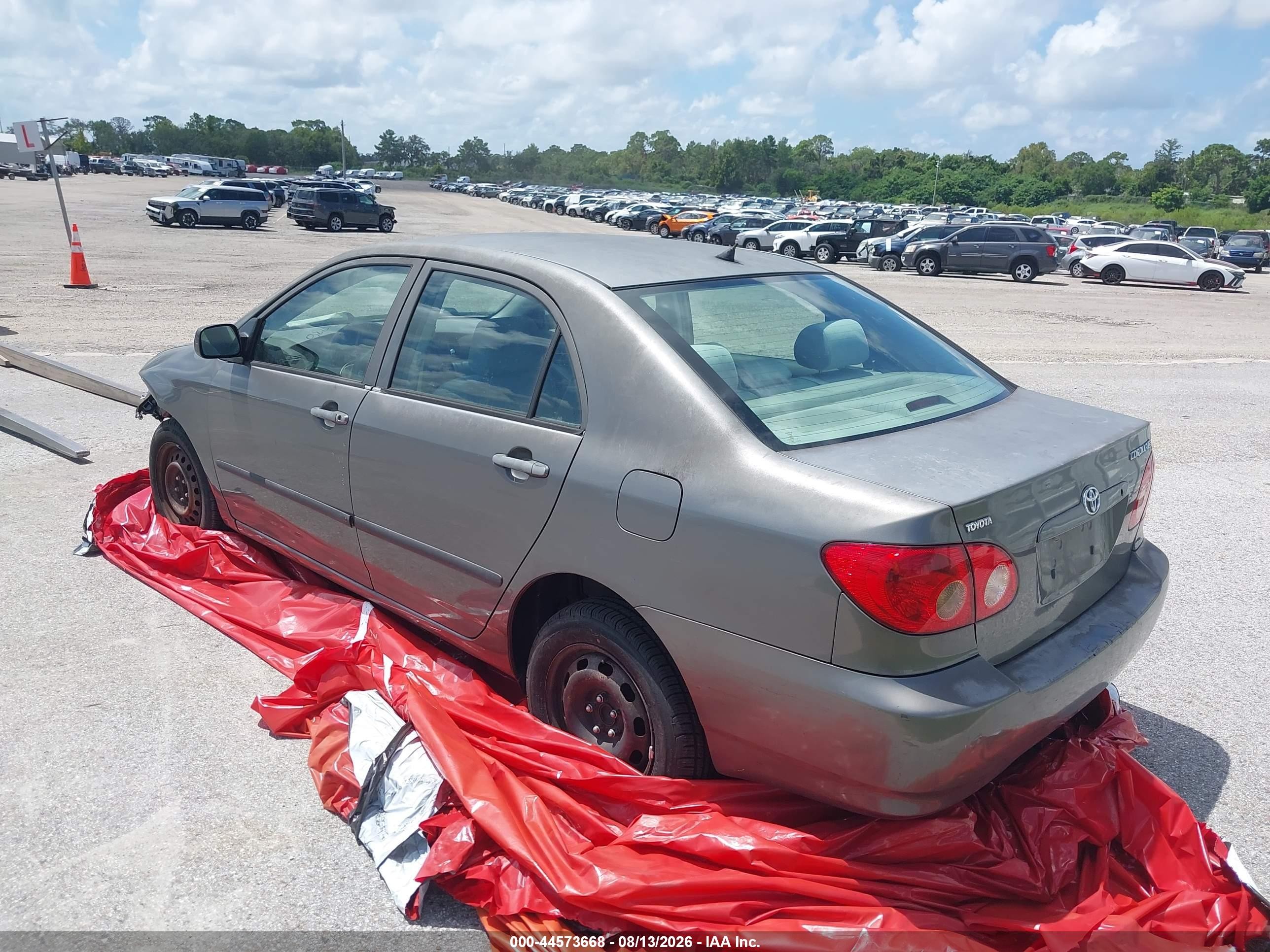2006 Toyota Corolla Ce Gray vin: 2T1BR32EX6C610267
