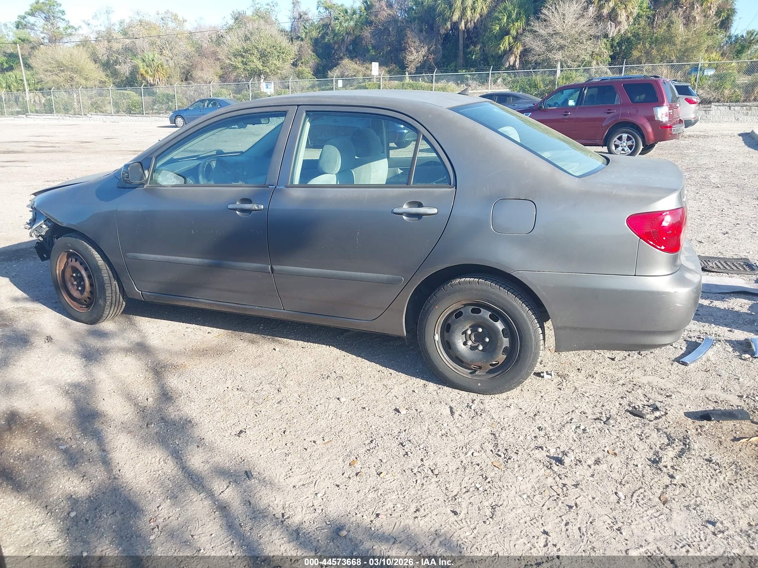 2006 Toyota Corolla Ce Gray vin: 2T1BR32EX6C610267