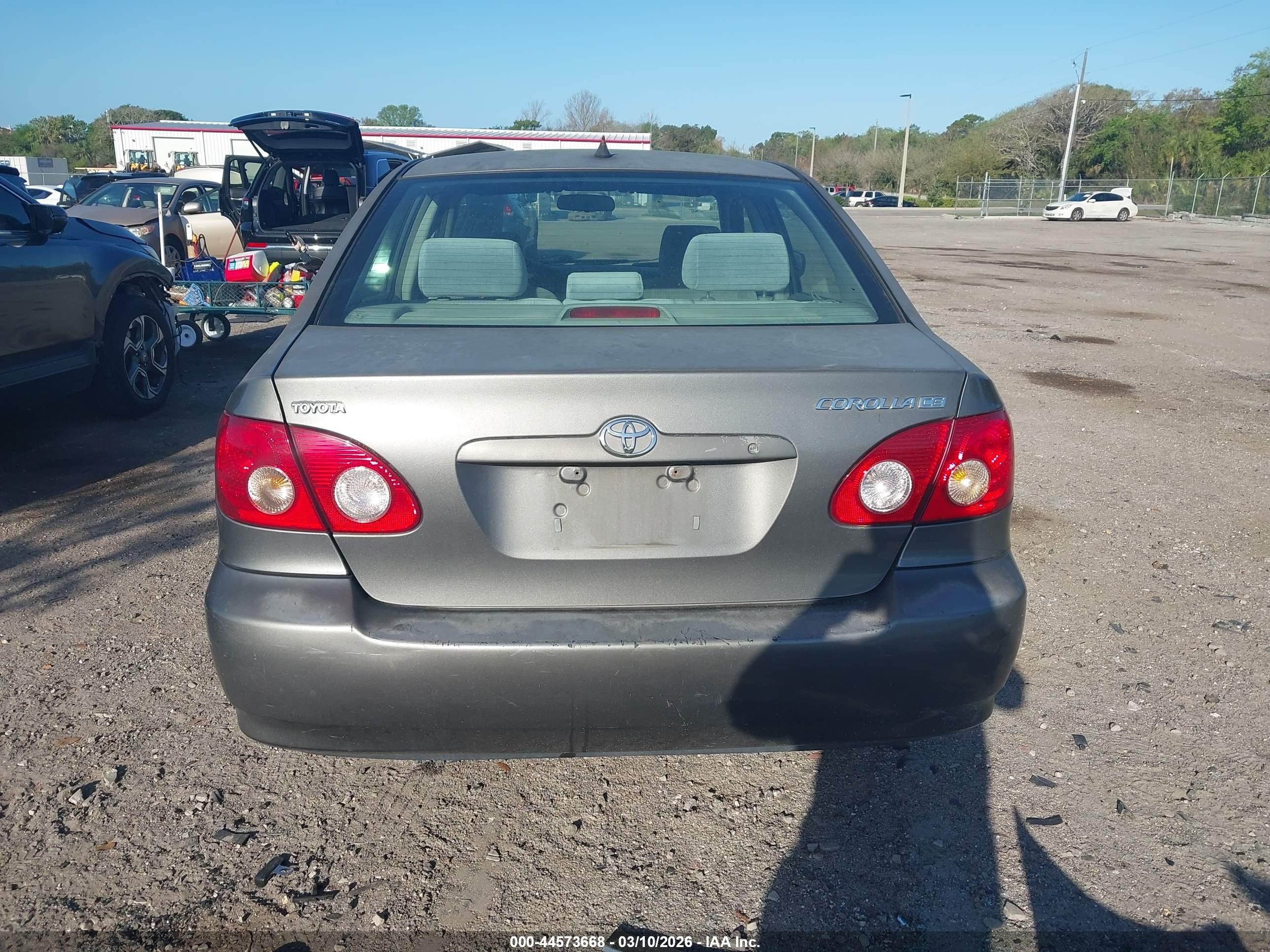 2006 Toyota Corolla Ce Gray vin: 2T1BR32EX6C610267