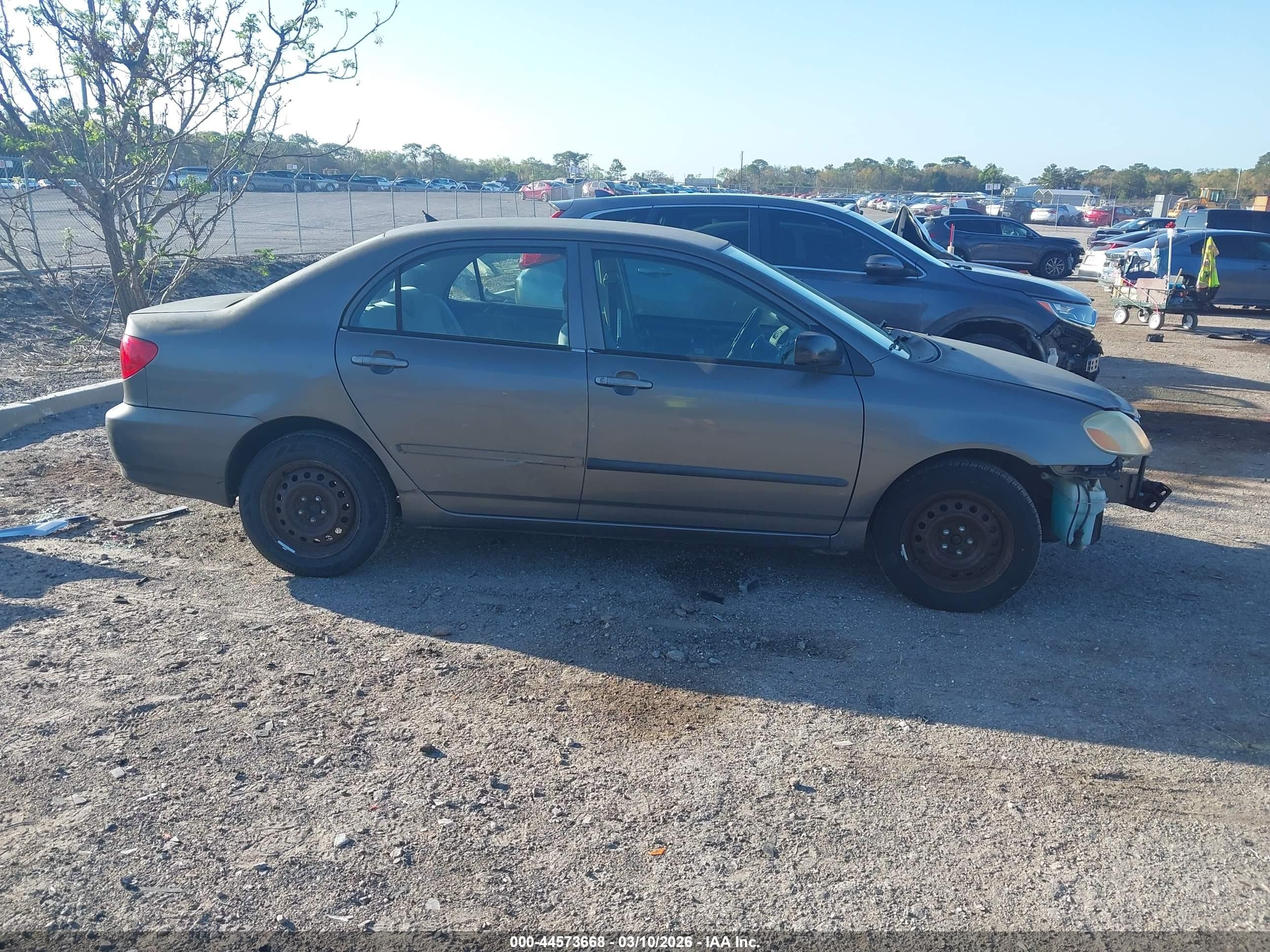 2006 Toyota Corolla Ce Gray vin: 2T1BR32EX6C610267