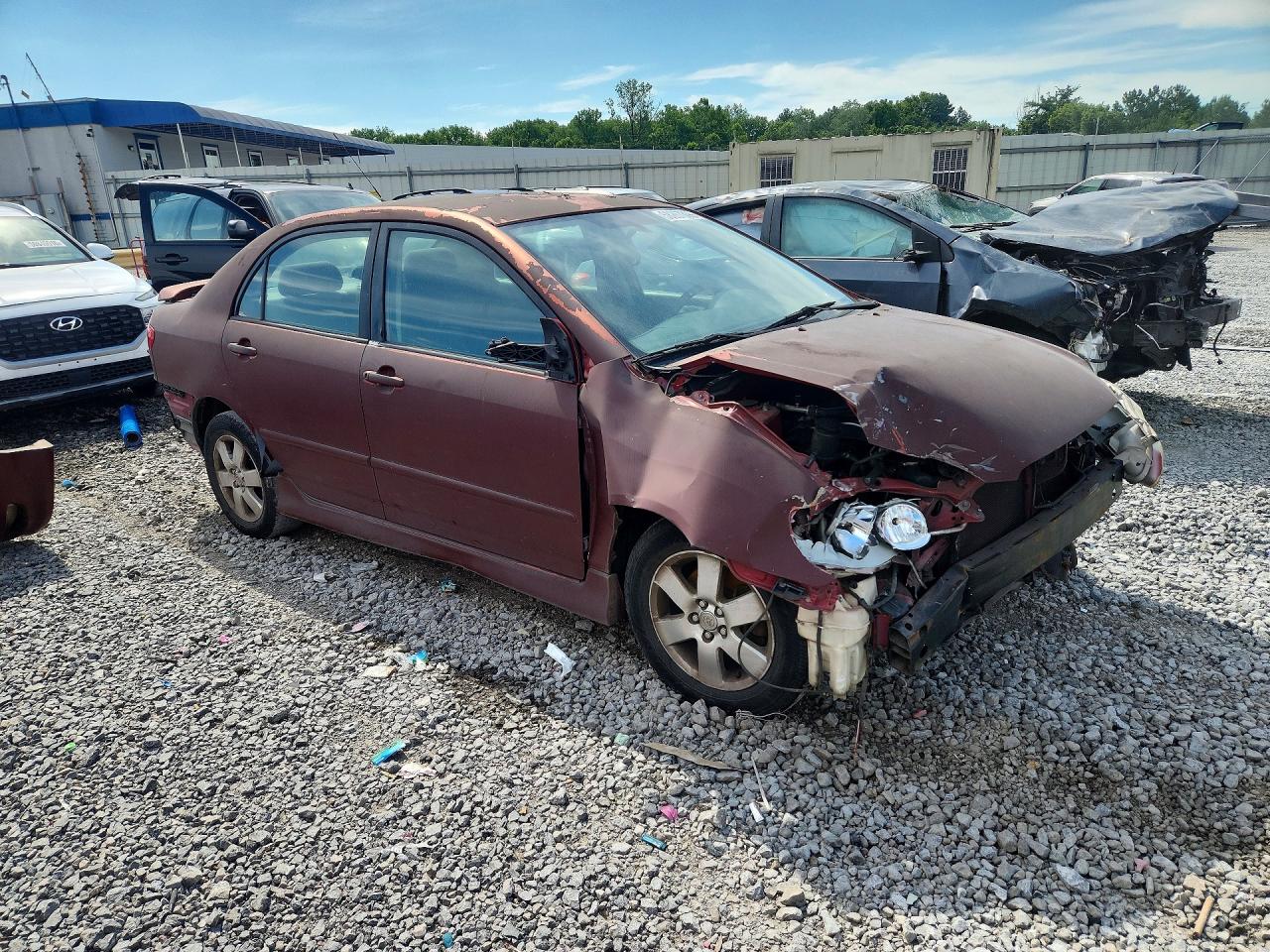2006 Toyota Corolla S Burgundy vin: 2T1BR32EX6C643429