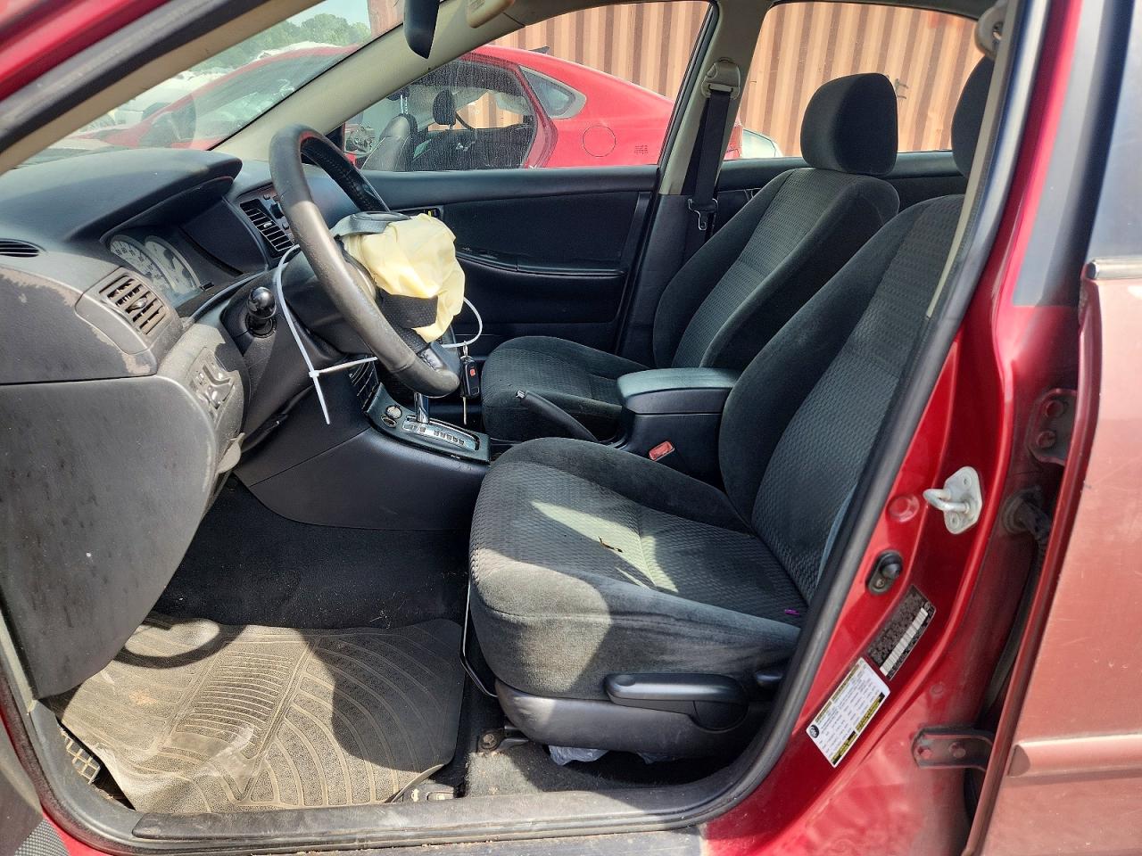 2006 Toyota Corolla S Burgundy vin: 2T1BR32EX6C643429