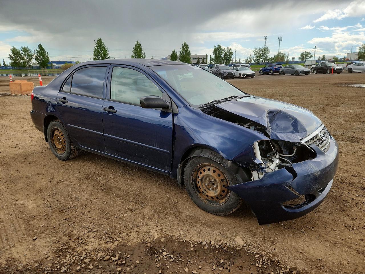2006 Toyota Corolla Ce Blue vin: 2T1BR32EX6C665723
