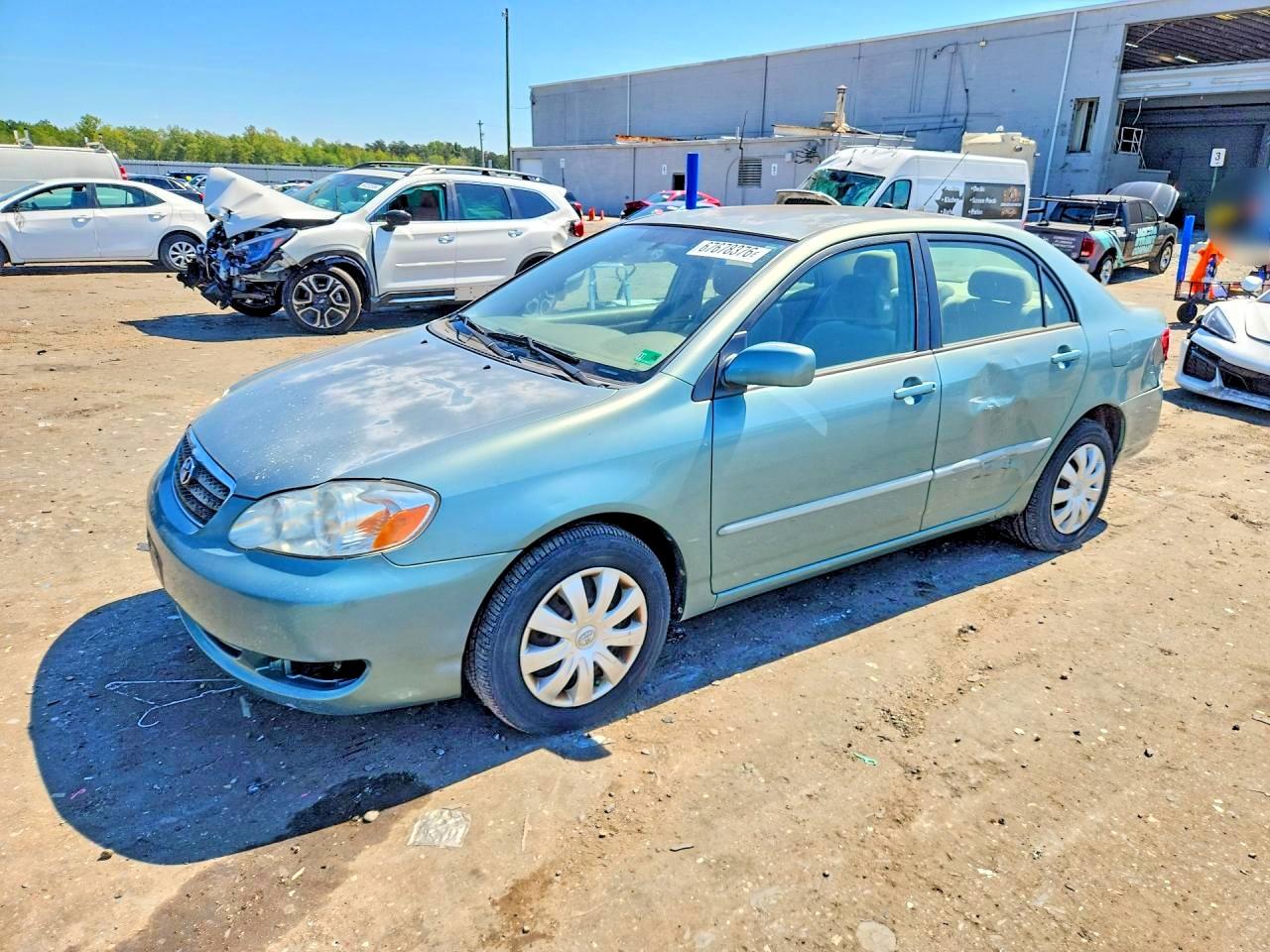 2006 Toyota Corolla Le Green vin: 2T1BR32EX6C666936
