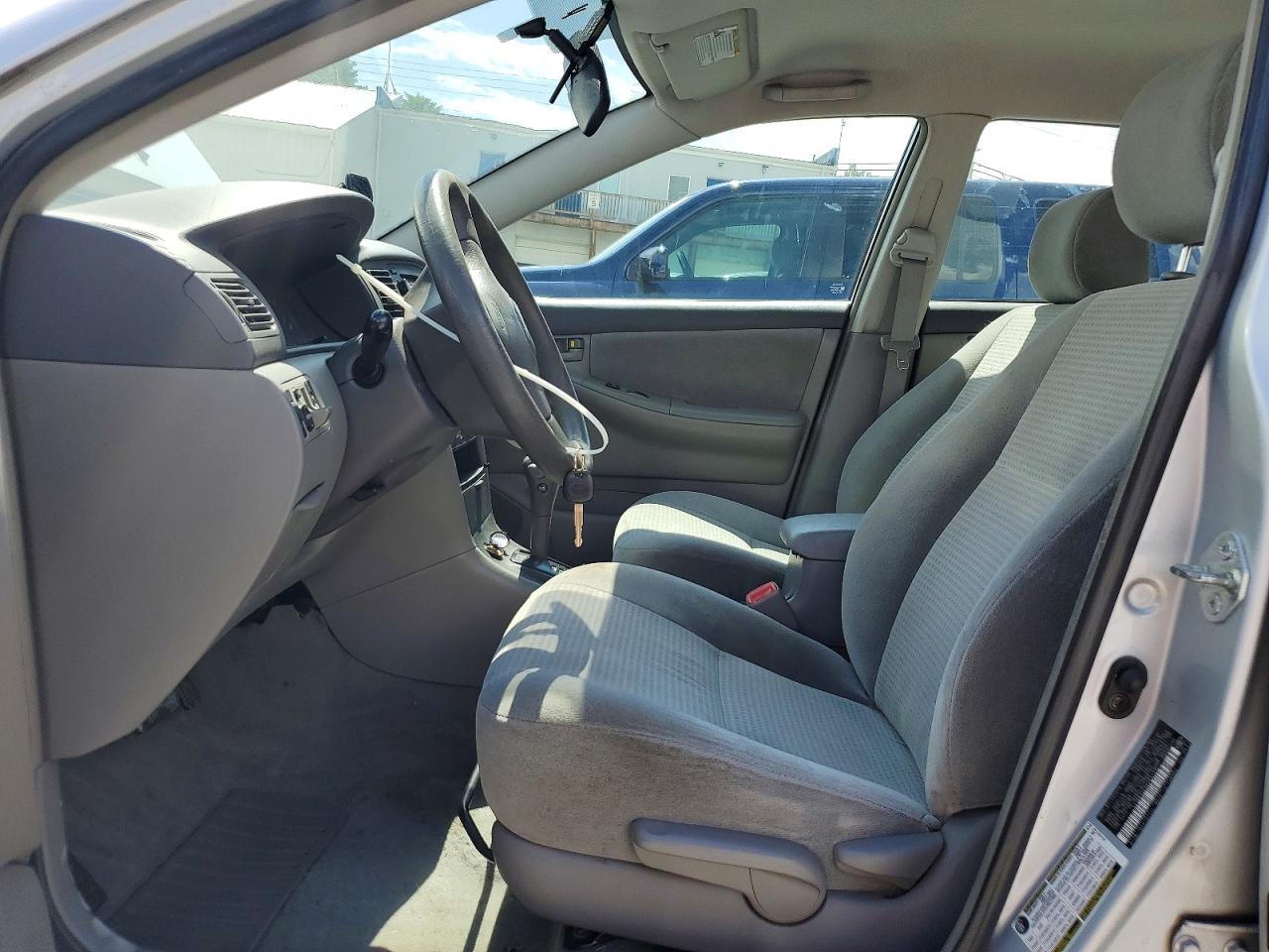 2006 Toyota Corolla Ce Silver vin: 2T1BR32EX6C687737