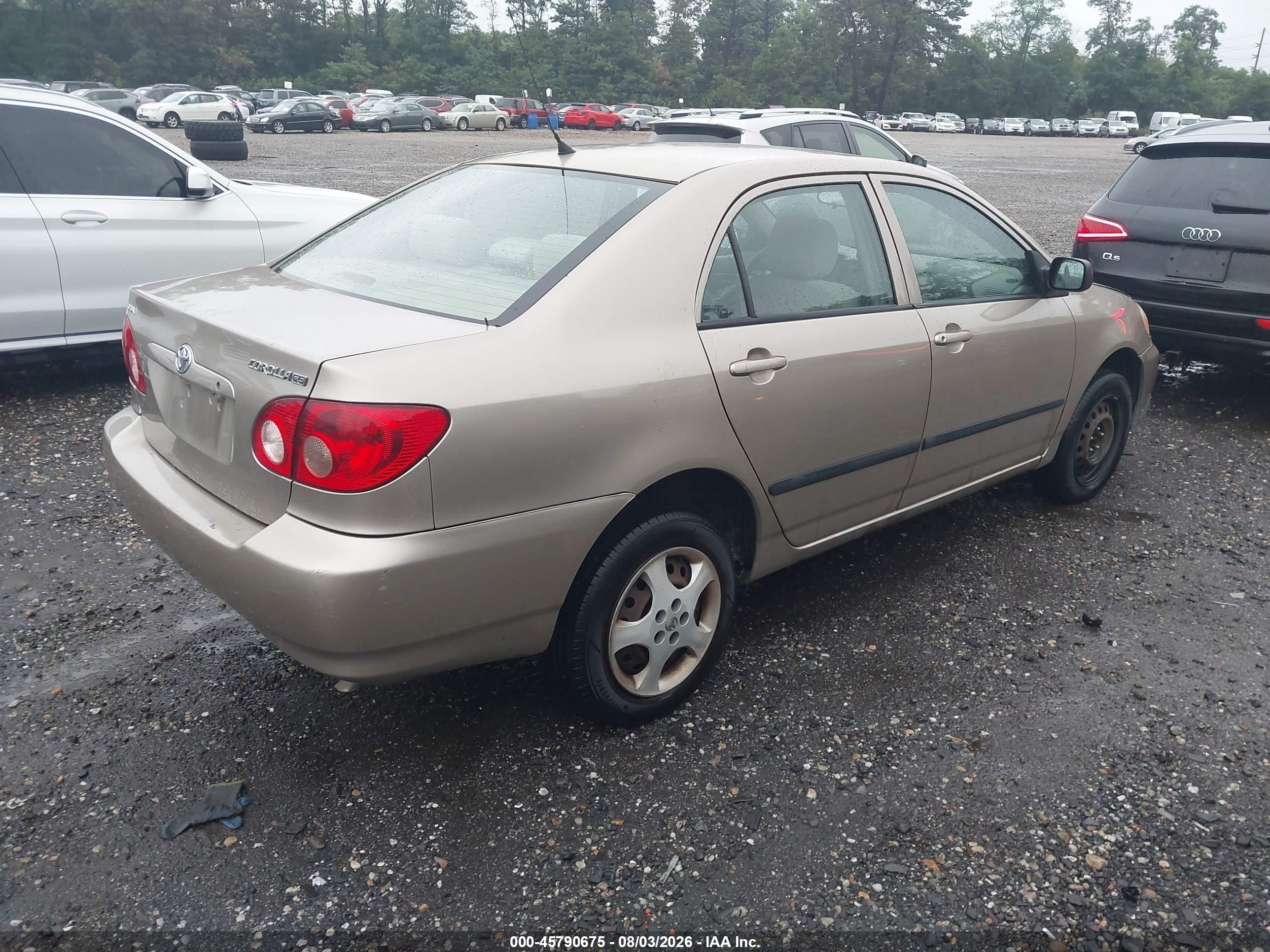 2007 Toyota Corolla Ce Tan vin: 2T1BR32EX7C726991