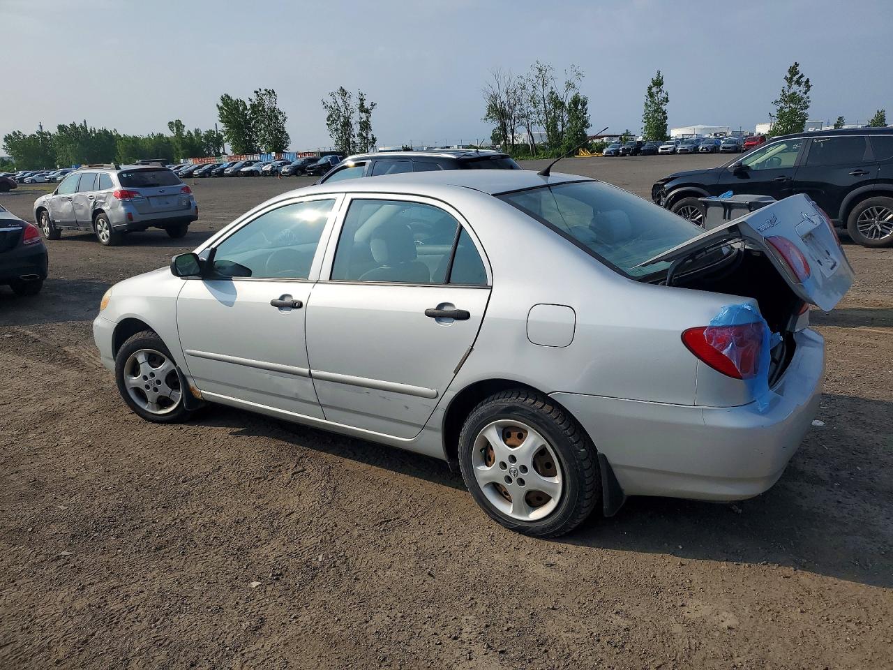 2007 Toyota Corolla Ce Silver vin: 2T1BR32EX7C728823