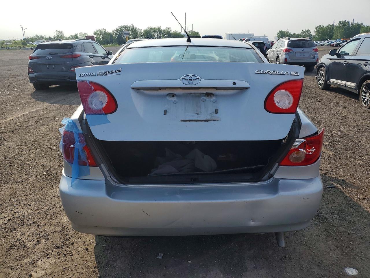 2007 Toyota Corolla Ce Silver vin: 2T1BR32EX7C728823