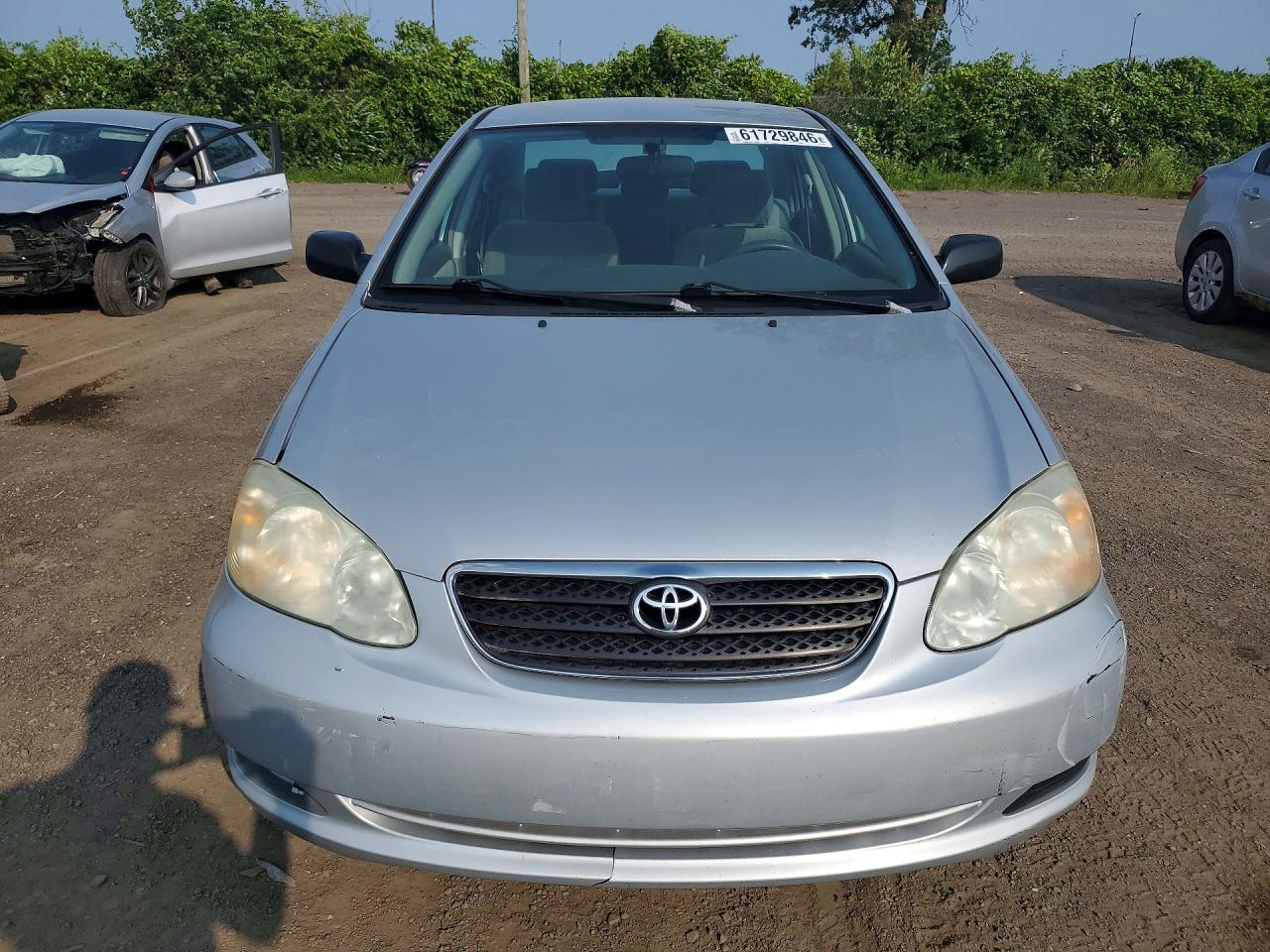 2007 Toyota Corolla Ce Silver vin: 2T1BR32EX7C728823