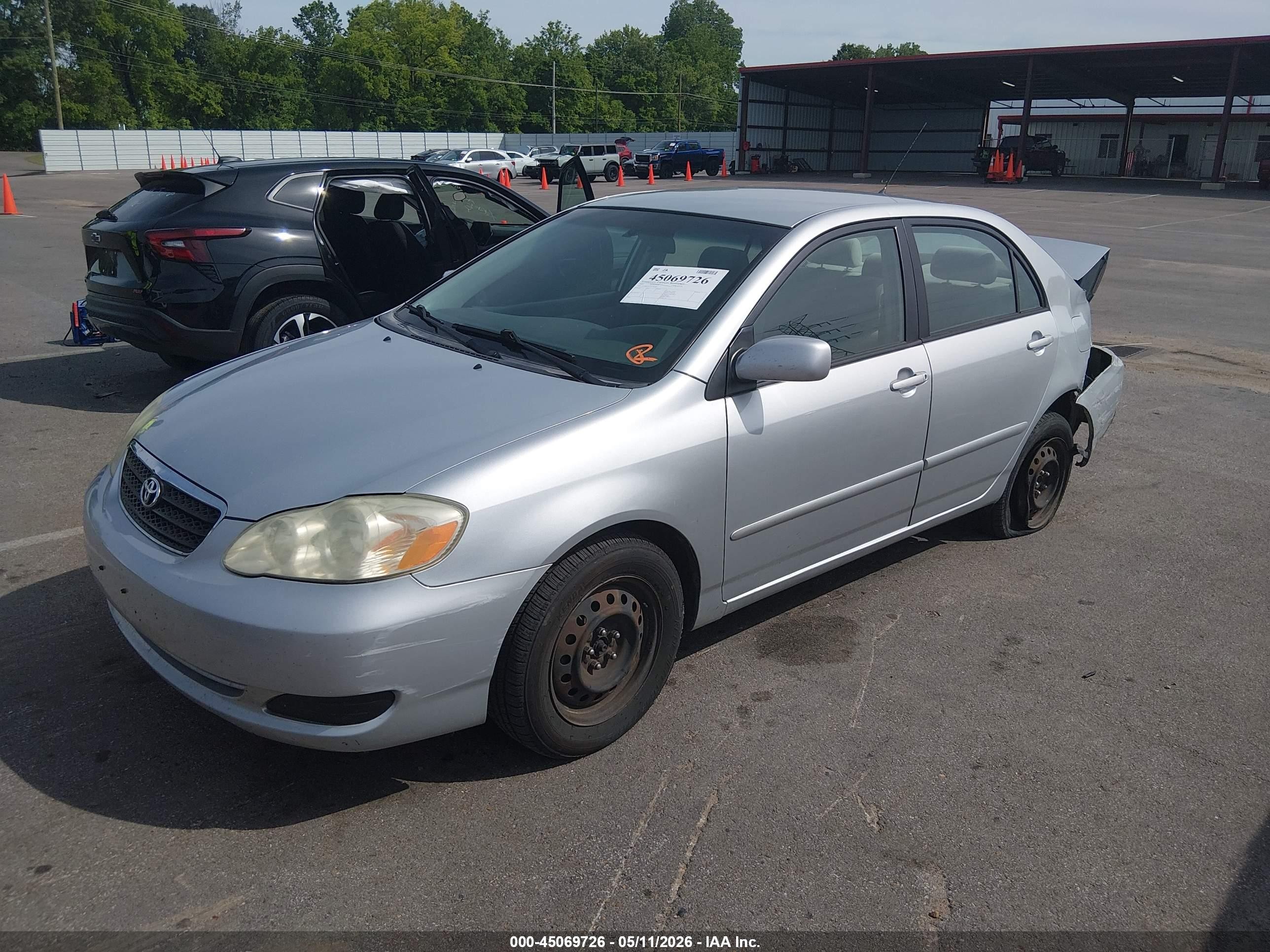 2007 Toyota Corolla Le Silver vin: 2T1BR32EX7C749381
